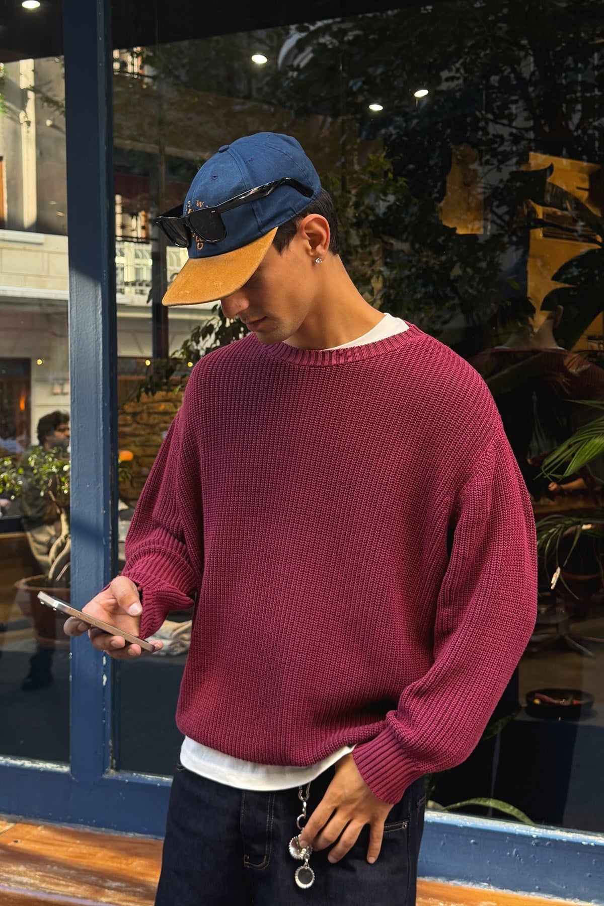Climax Burgundy Knit