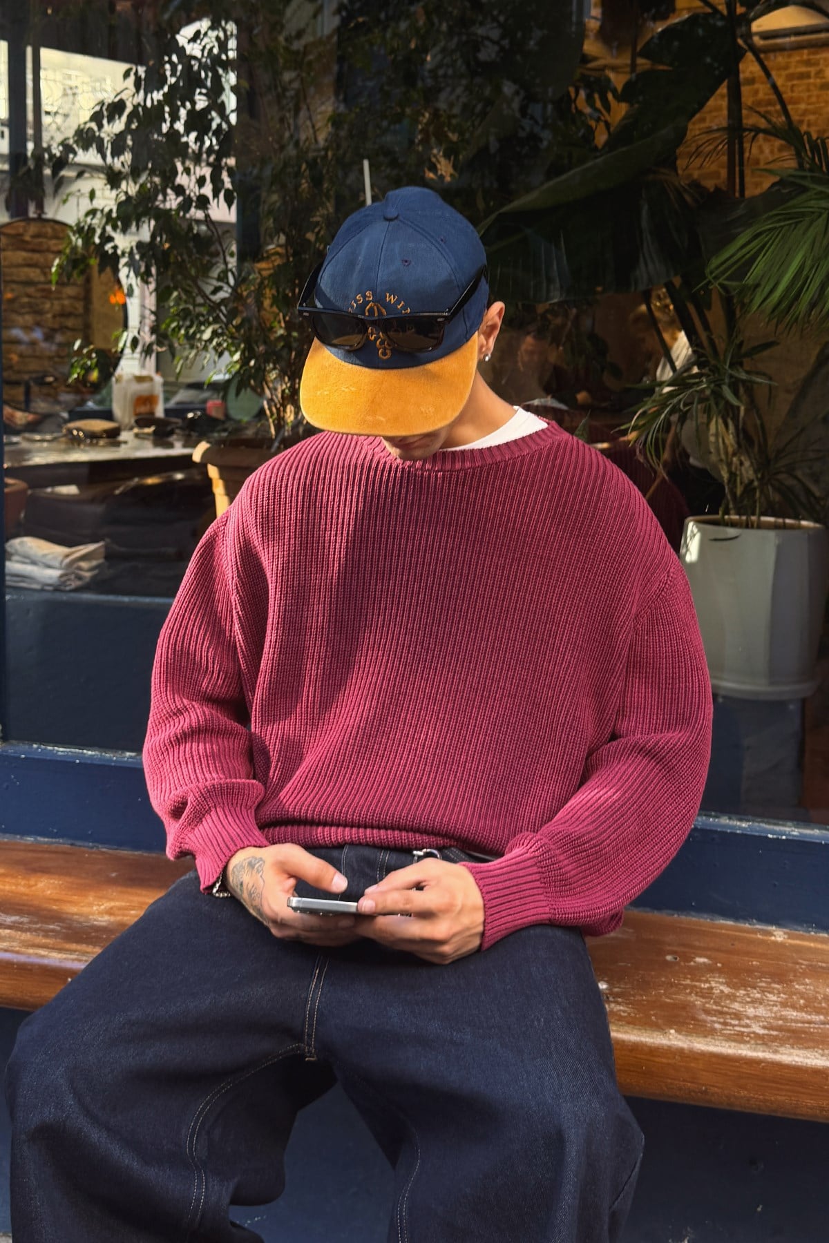 Climax Burgundy Knit