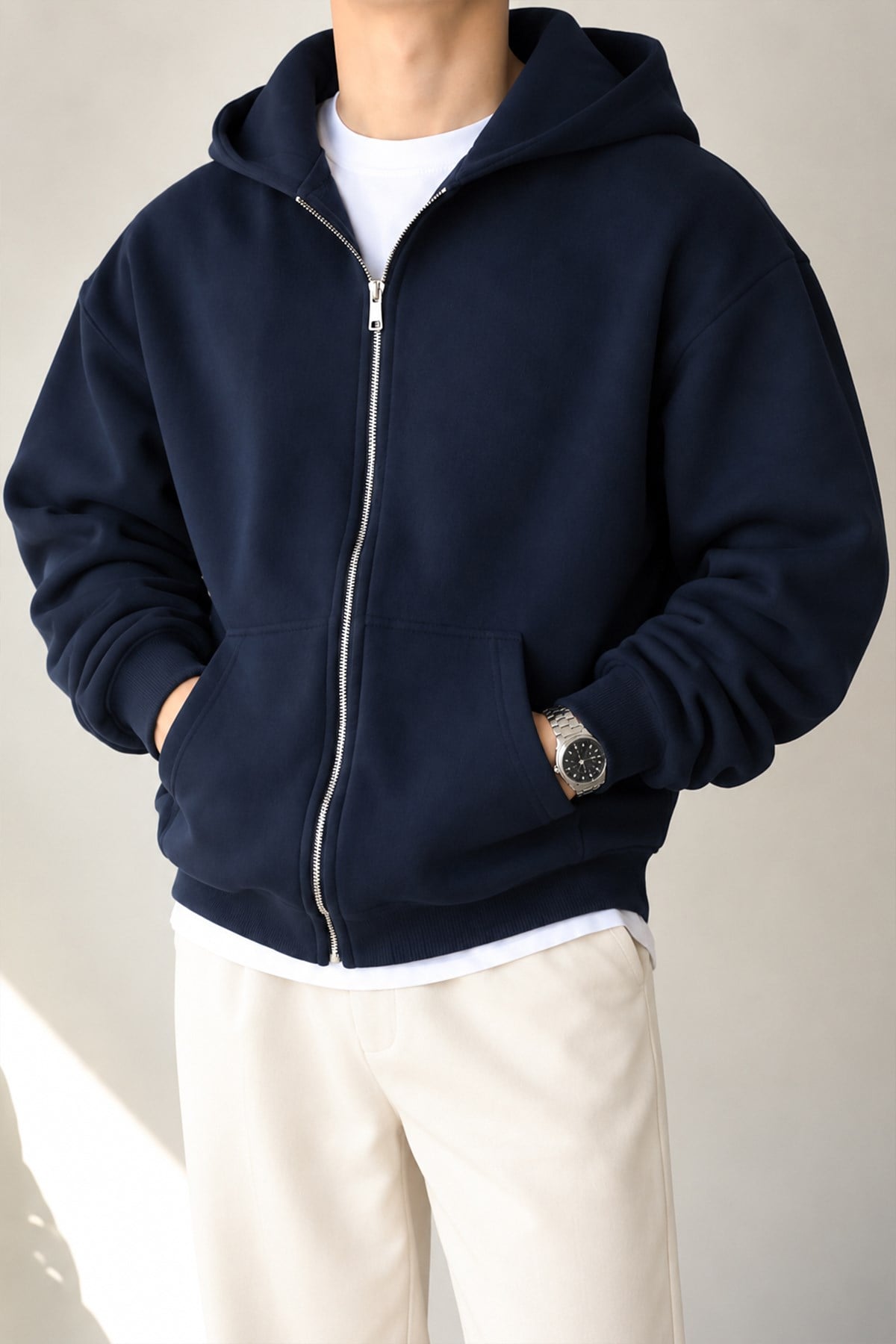 Basic Zip Hoodie
