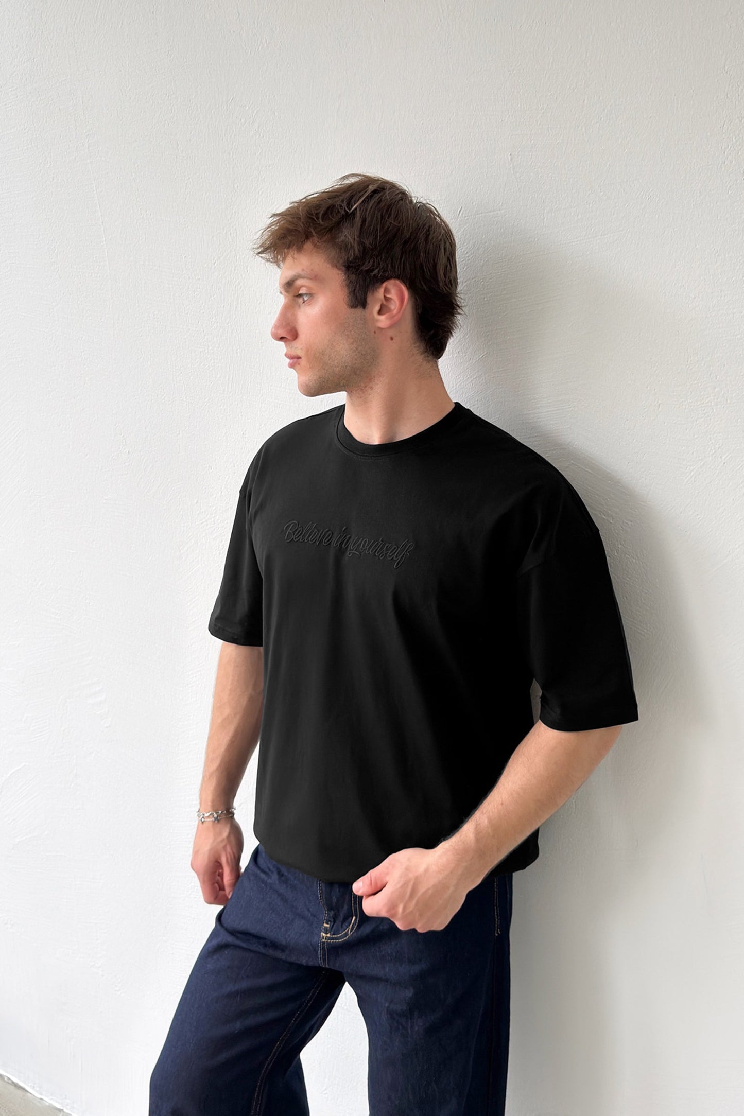 Believe In Yourself Embroidered T-shirt