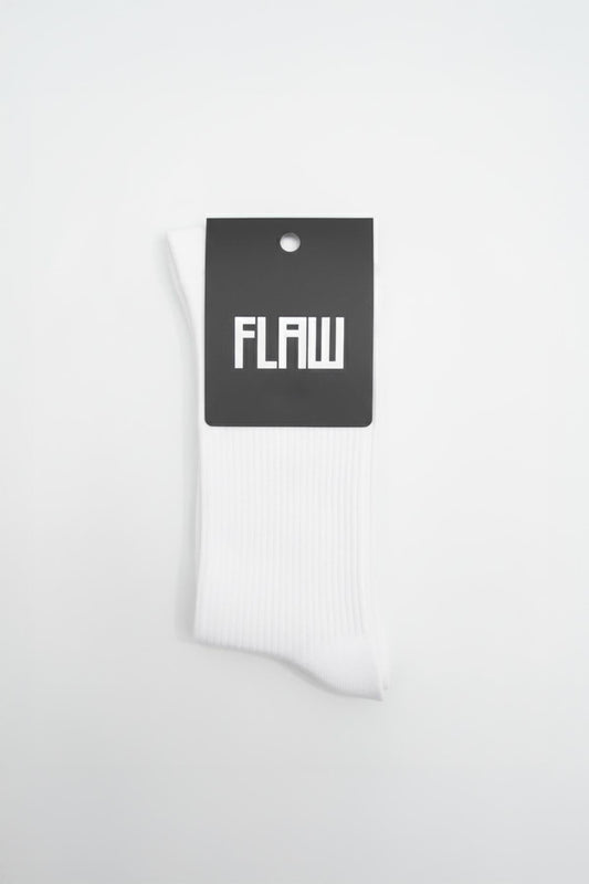 Basic Long Socks White