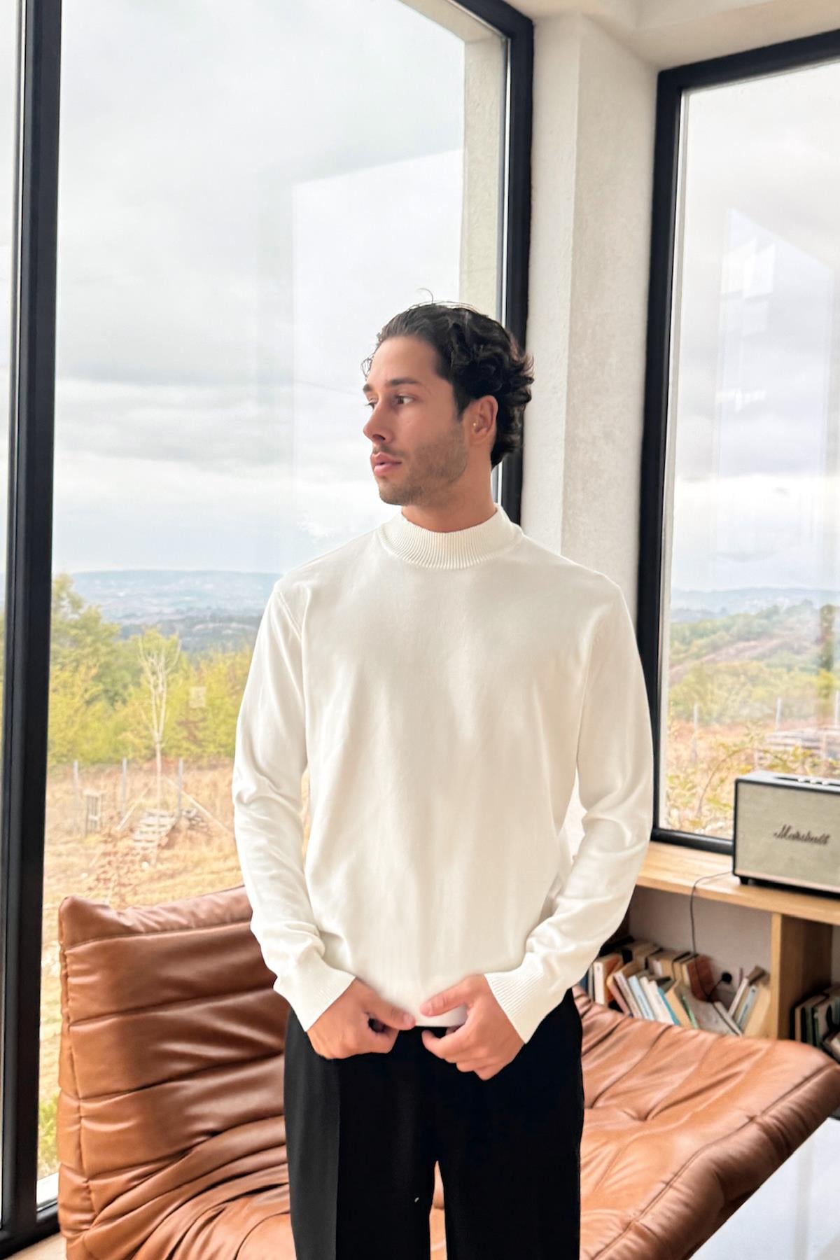 Turtleneck Basic Knit Sweater