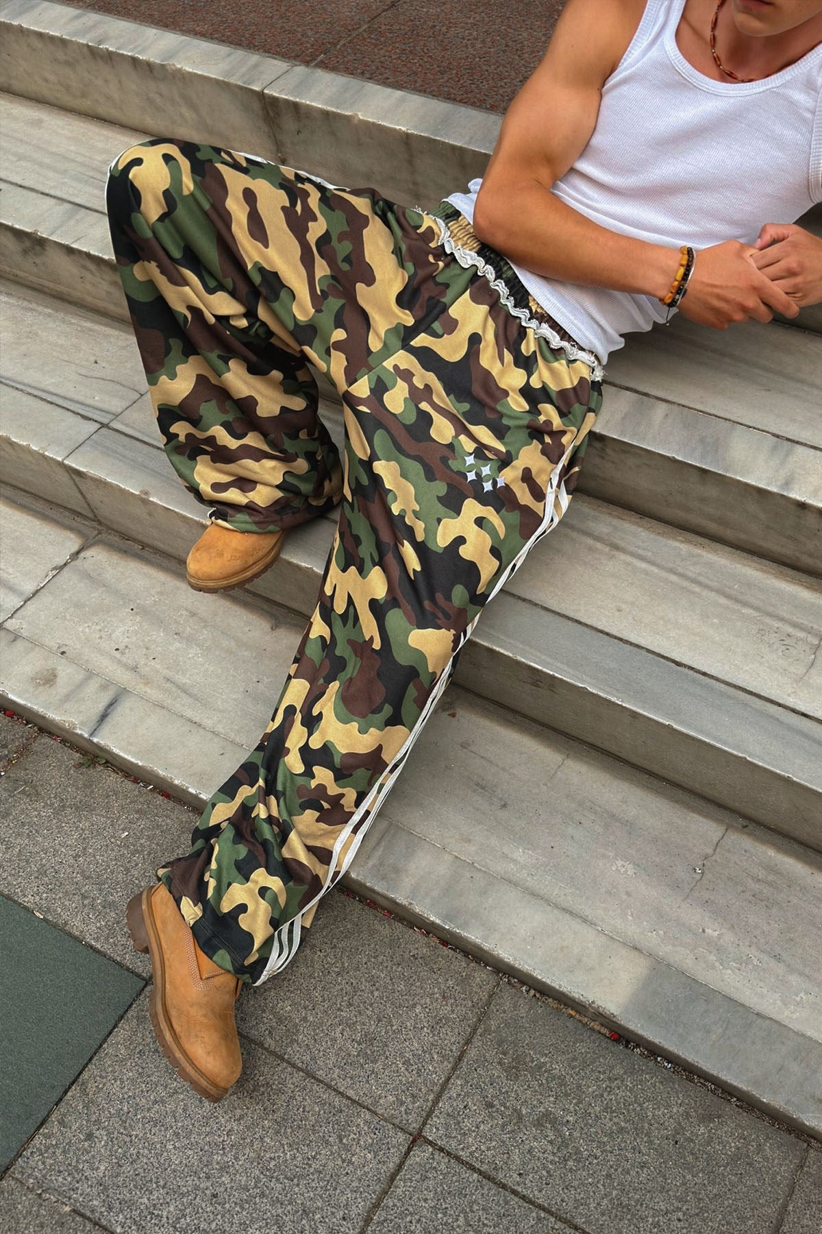 Camo Pattern Monster Fit Sweatpants
