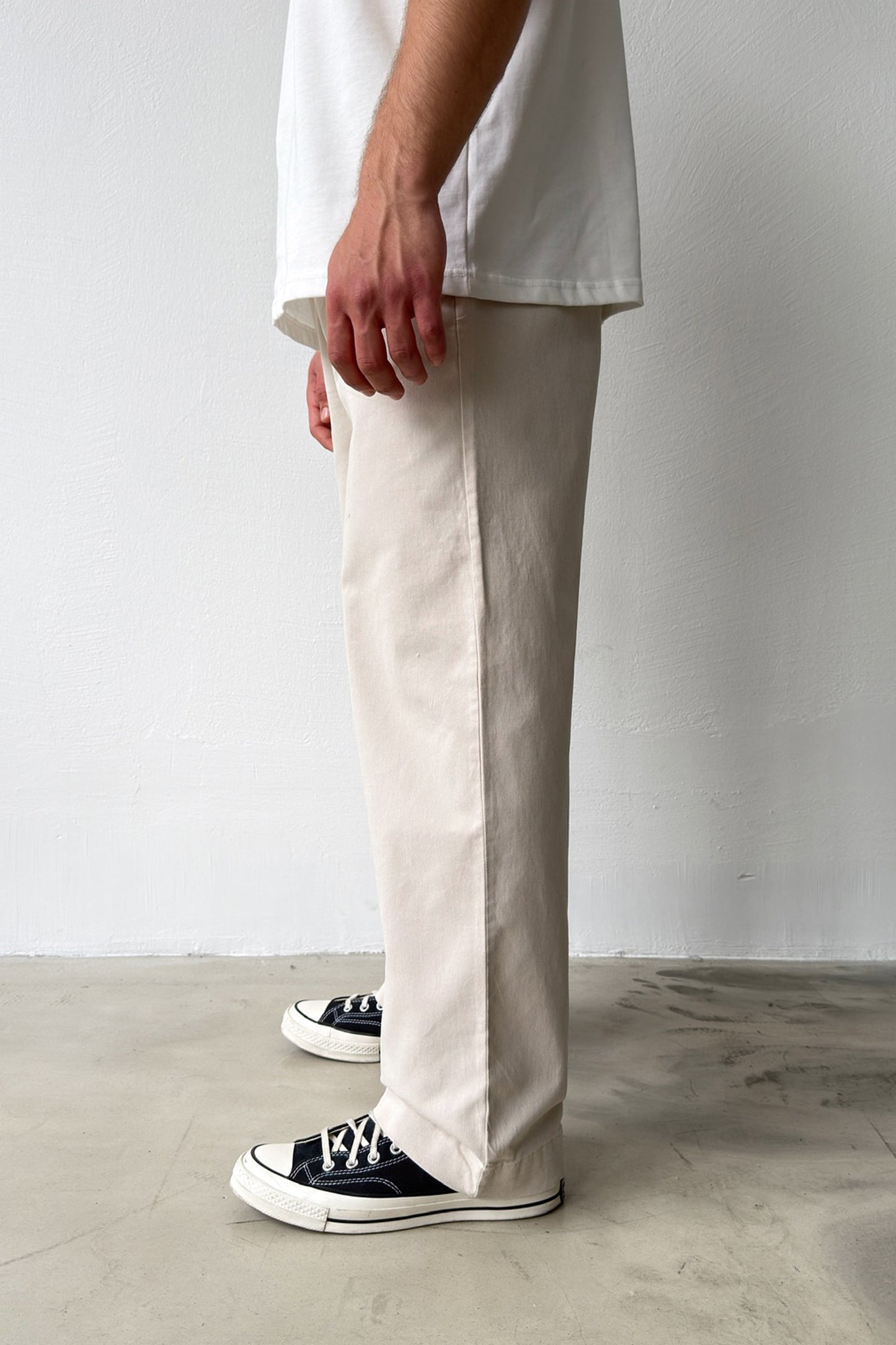 Double Pleated Boyfriend Pants