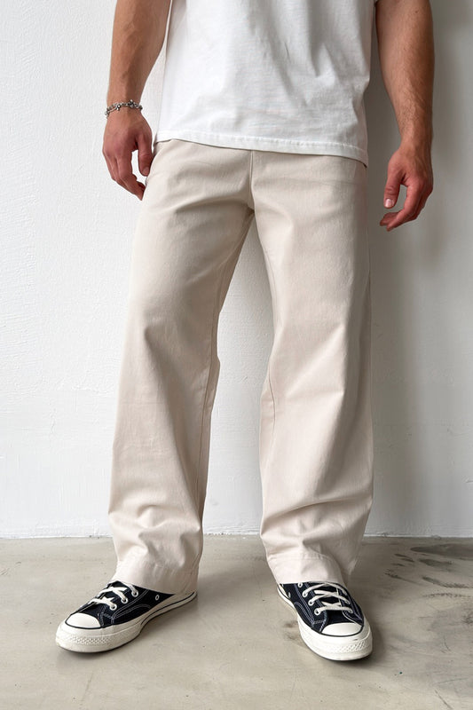 Double Pleated Boyfriend Pants