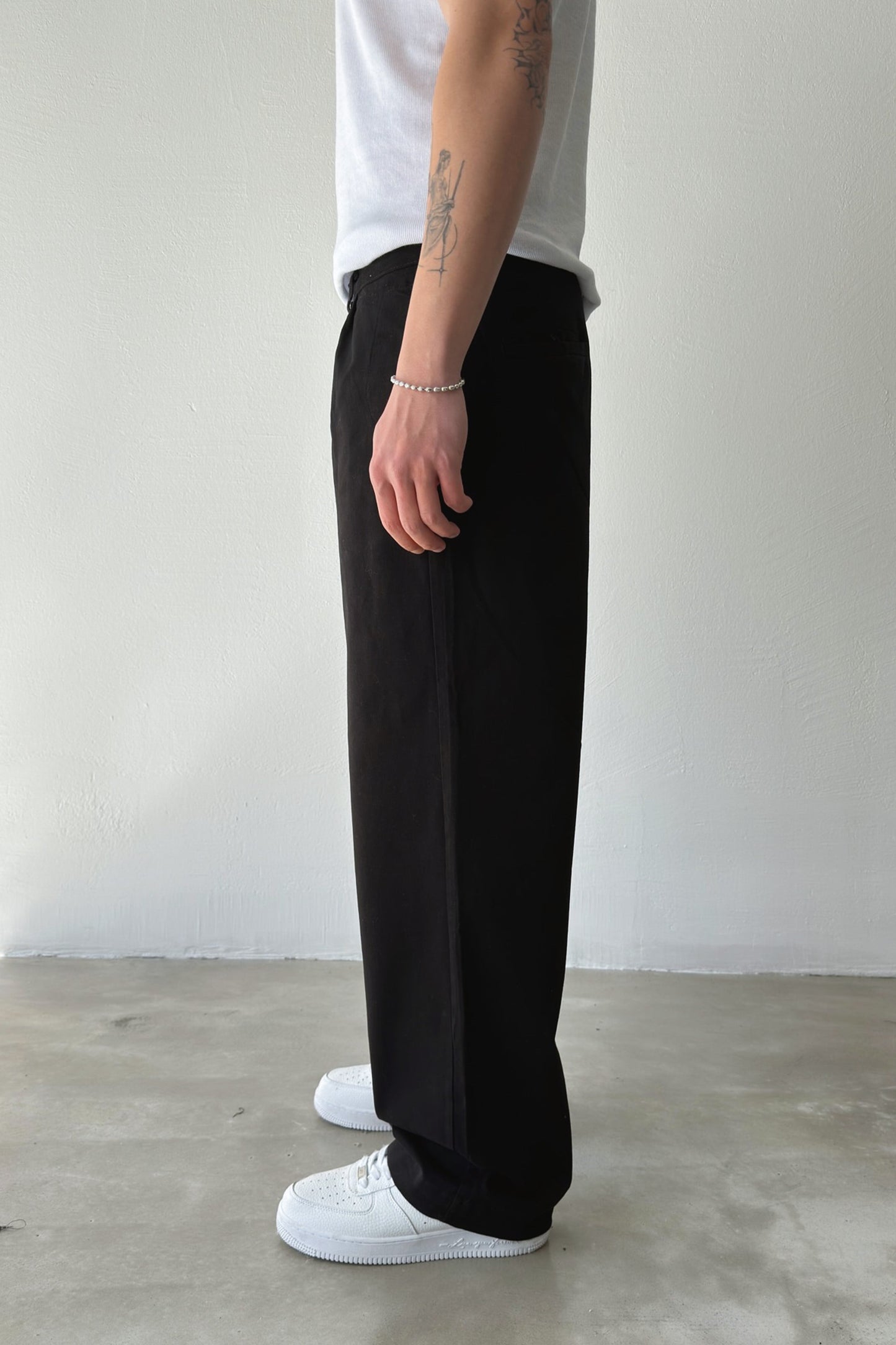 Double Pleated Boyfriend Pants