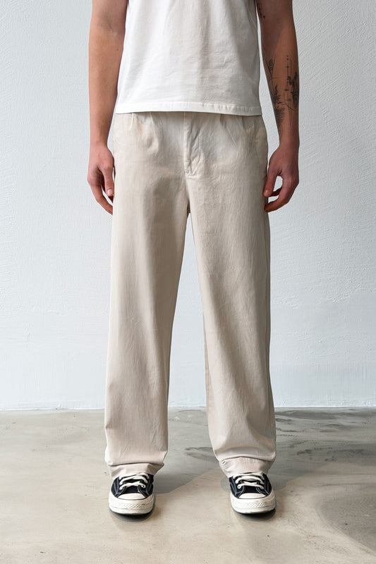 Double Pleated Boyfriend Pants
