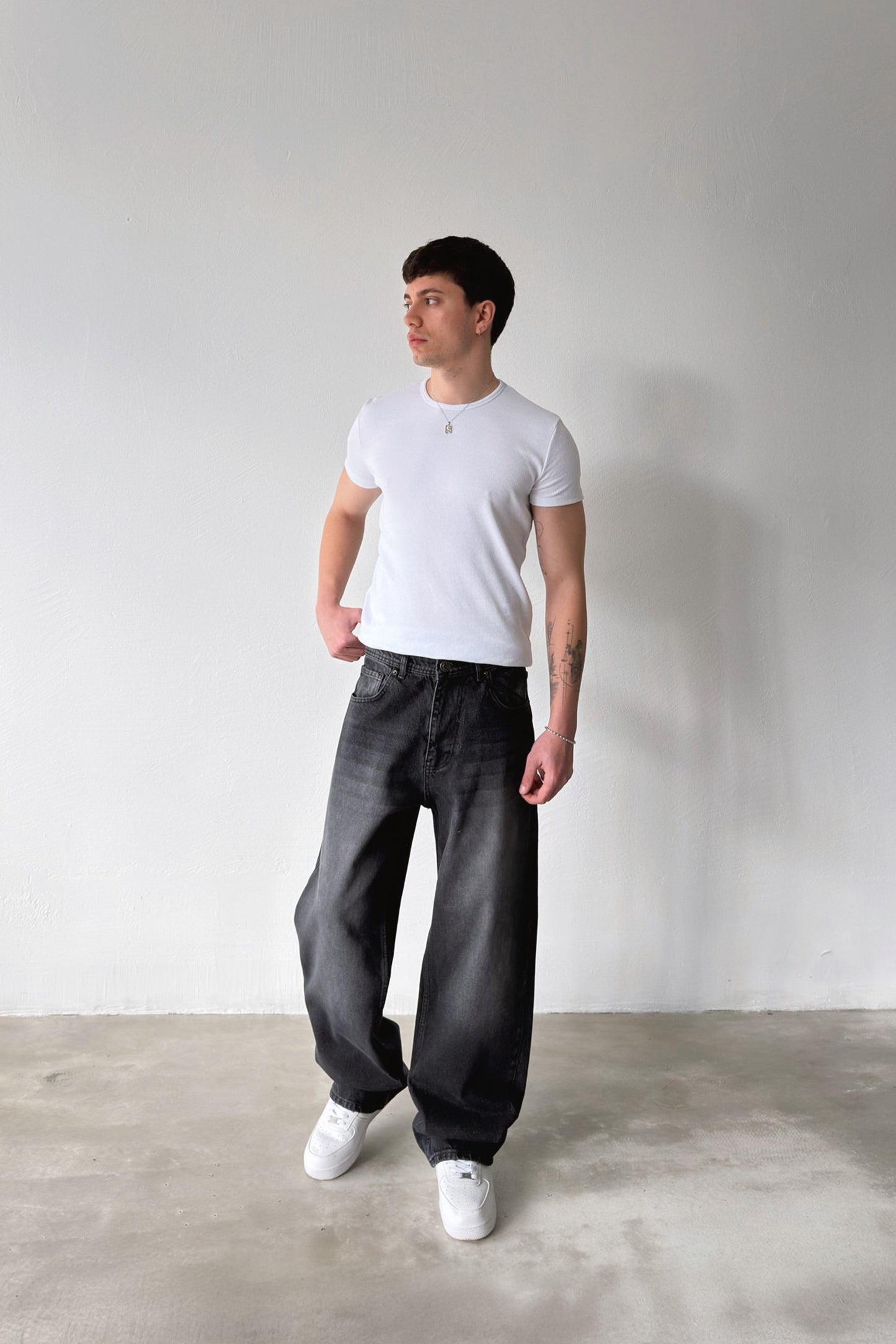 Striped Baggy Jeans