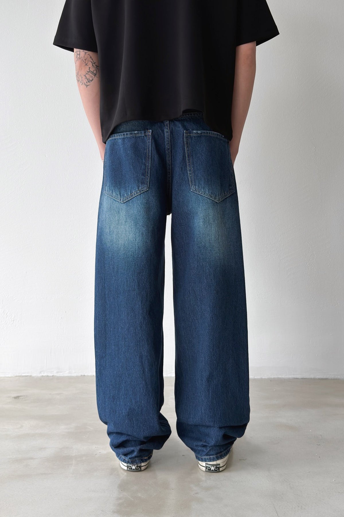 Striped Baggy Jeans