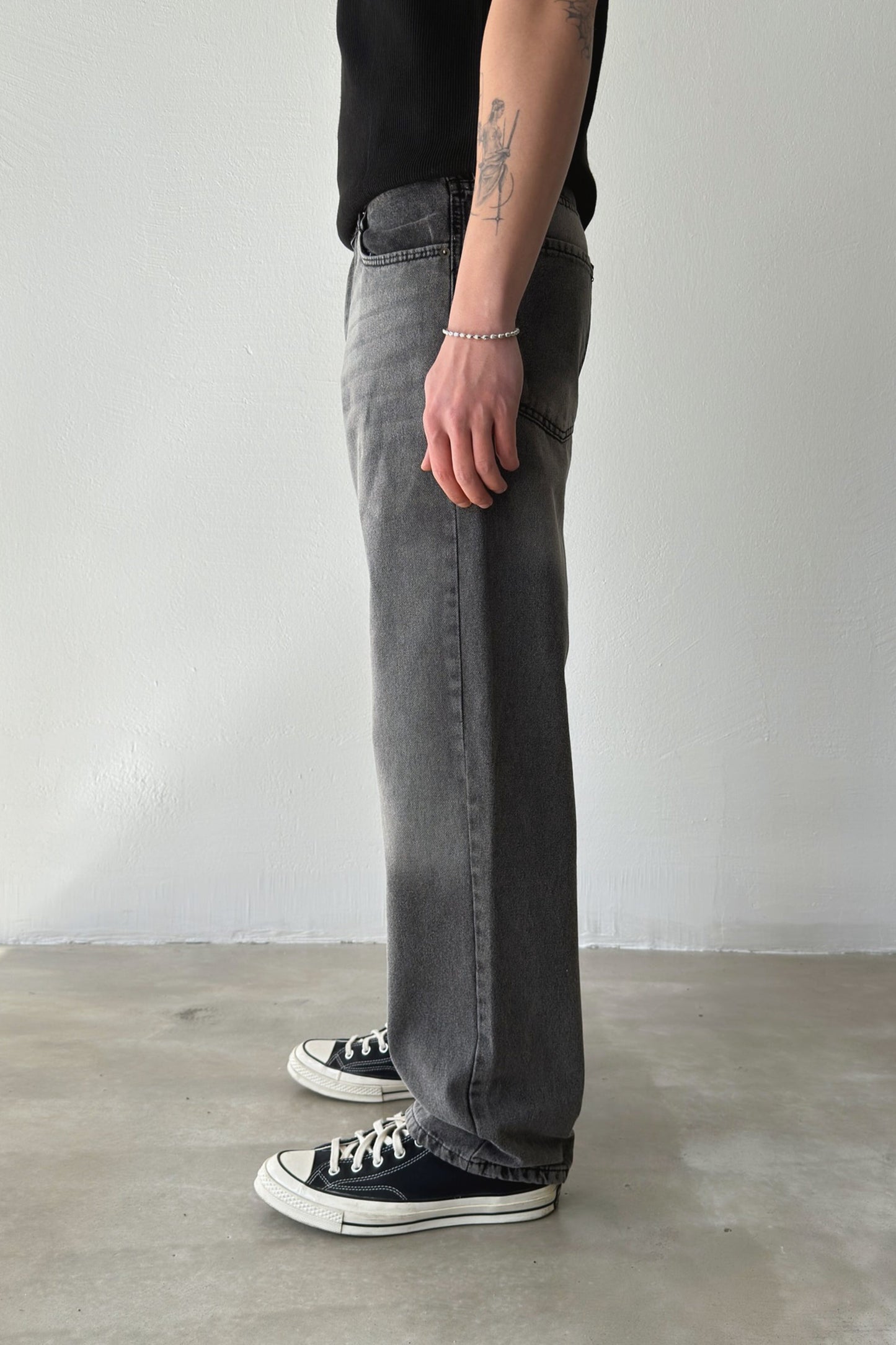 Striped Regular Jeans