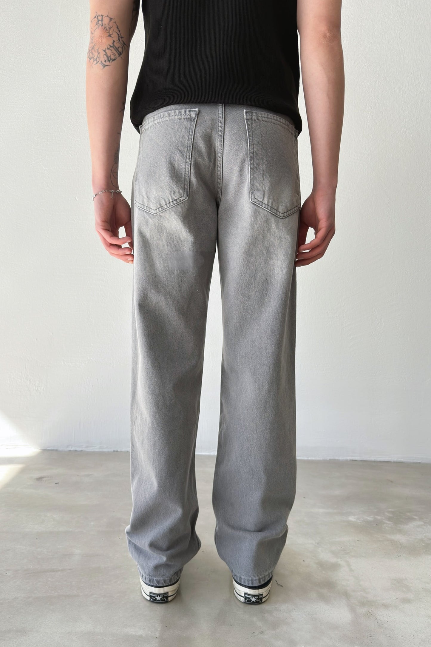 Striped Regular Jeans