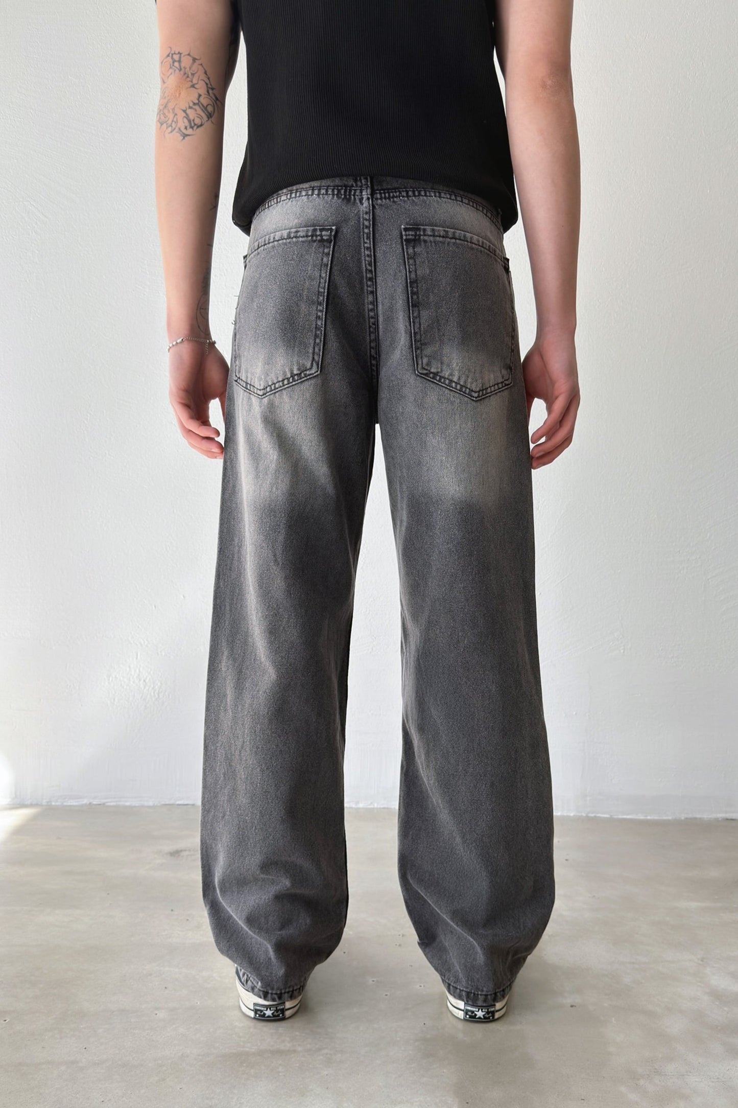 Striped Regular Jeans