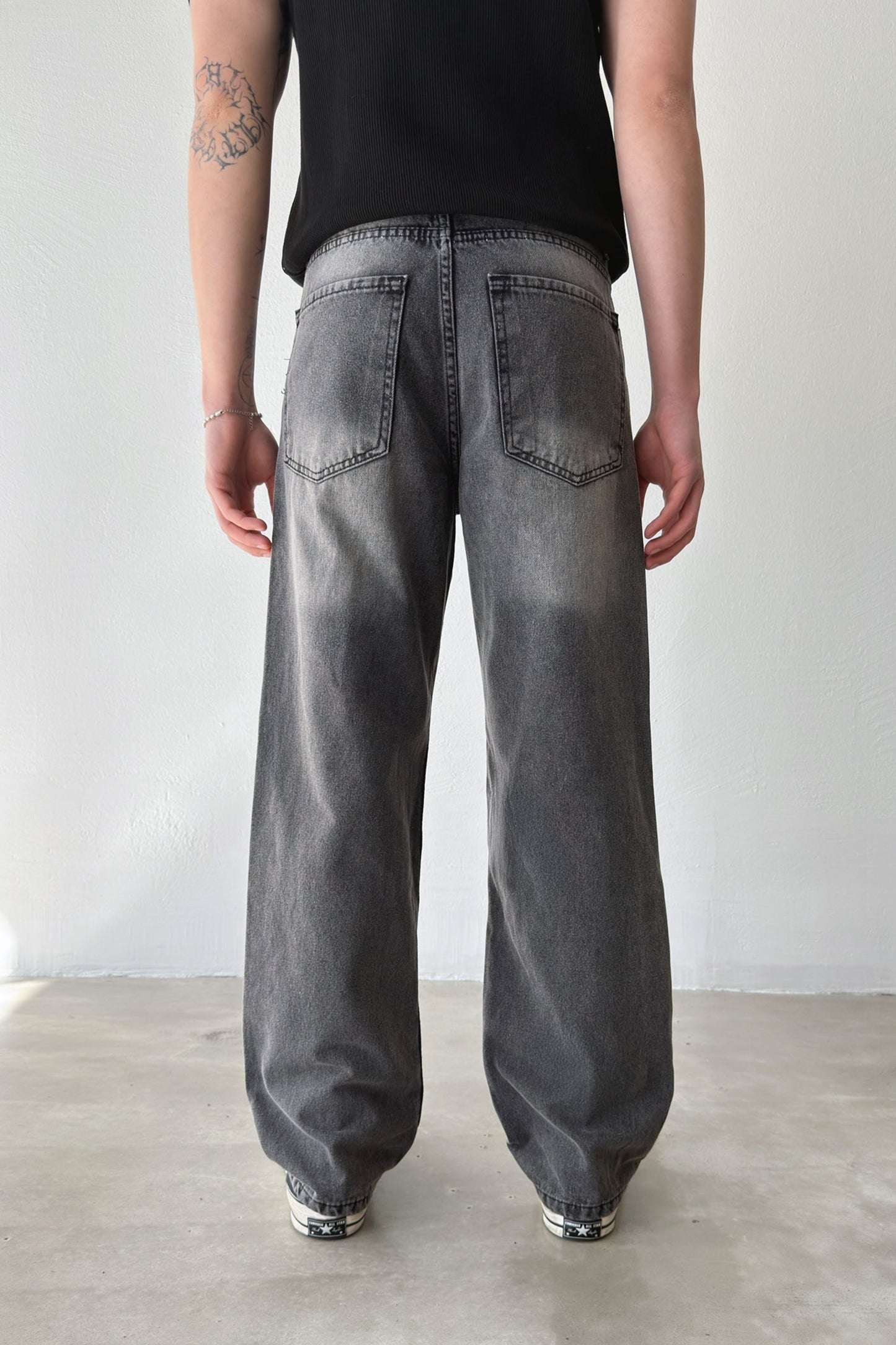 Striped Regular Jeans