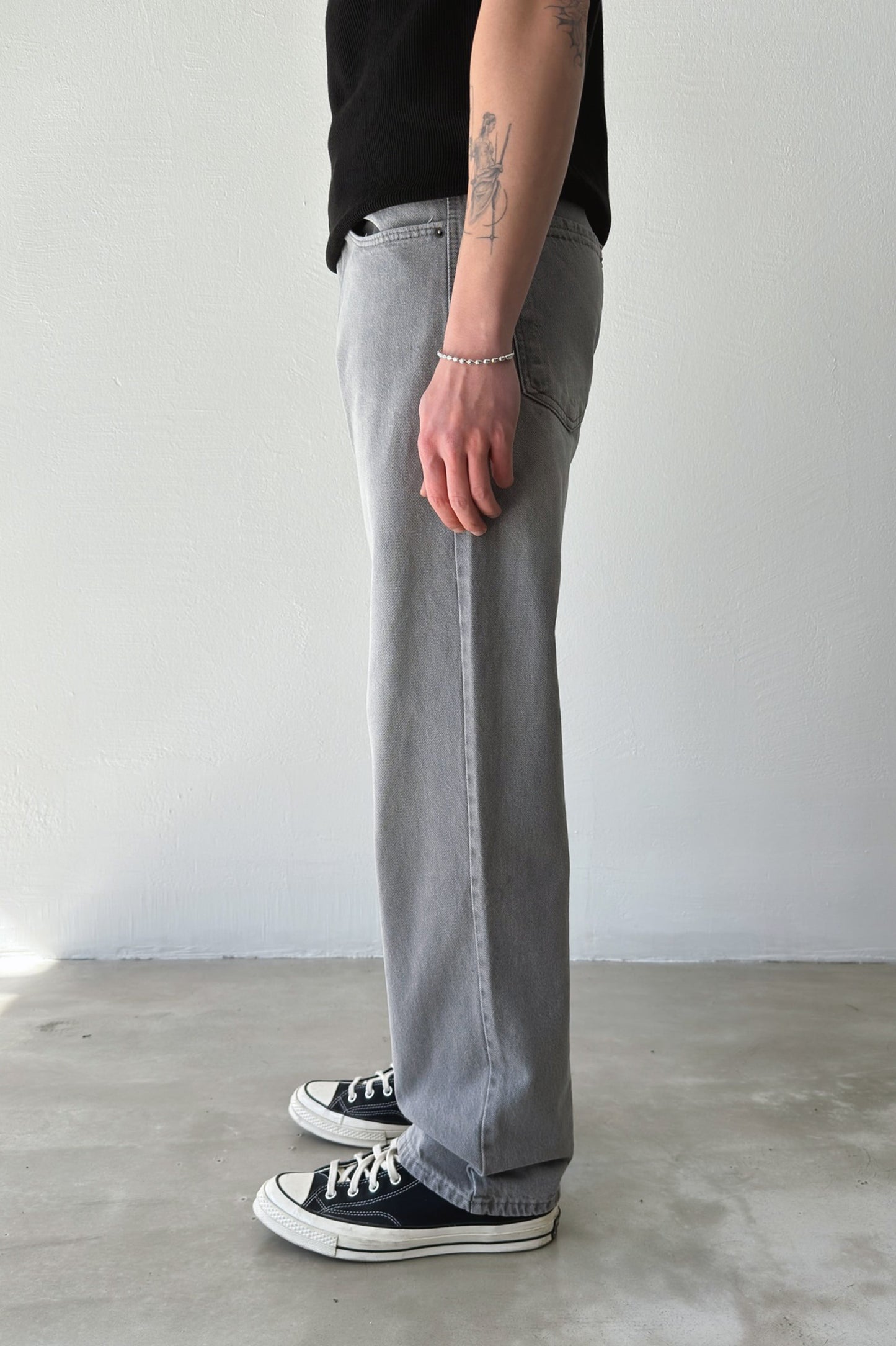 Striped Regular Jeans