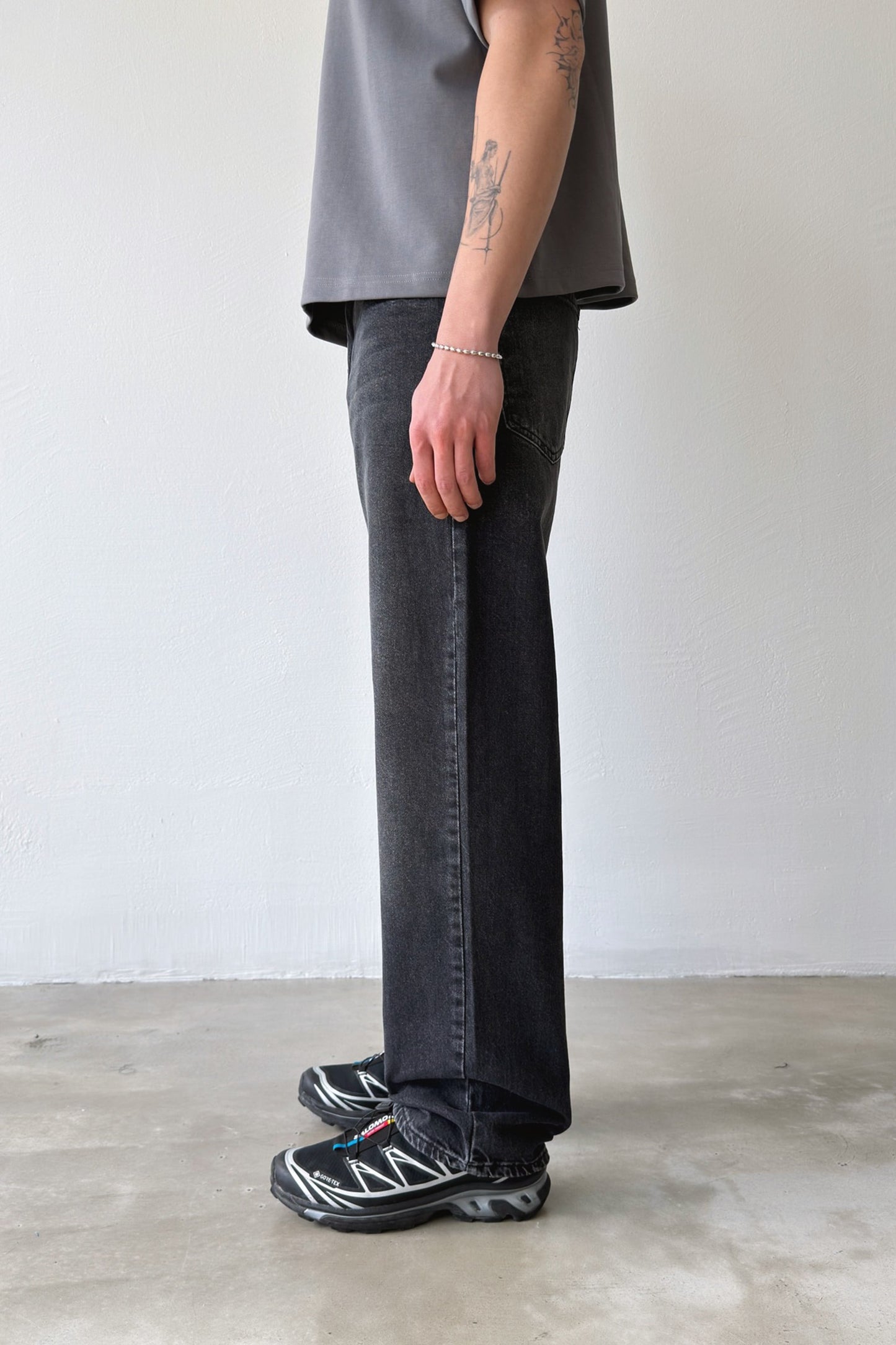 Striped Regular Jeans