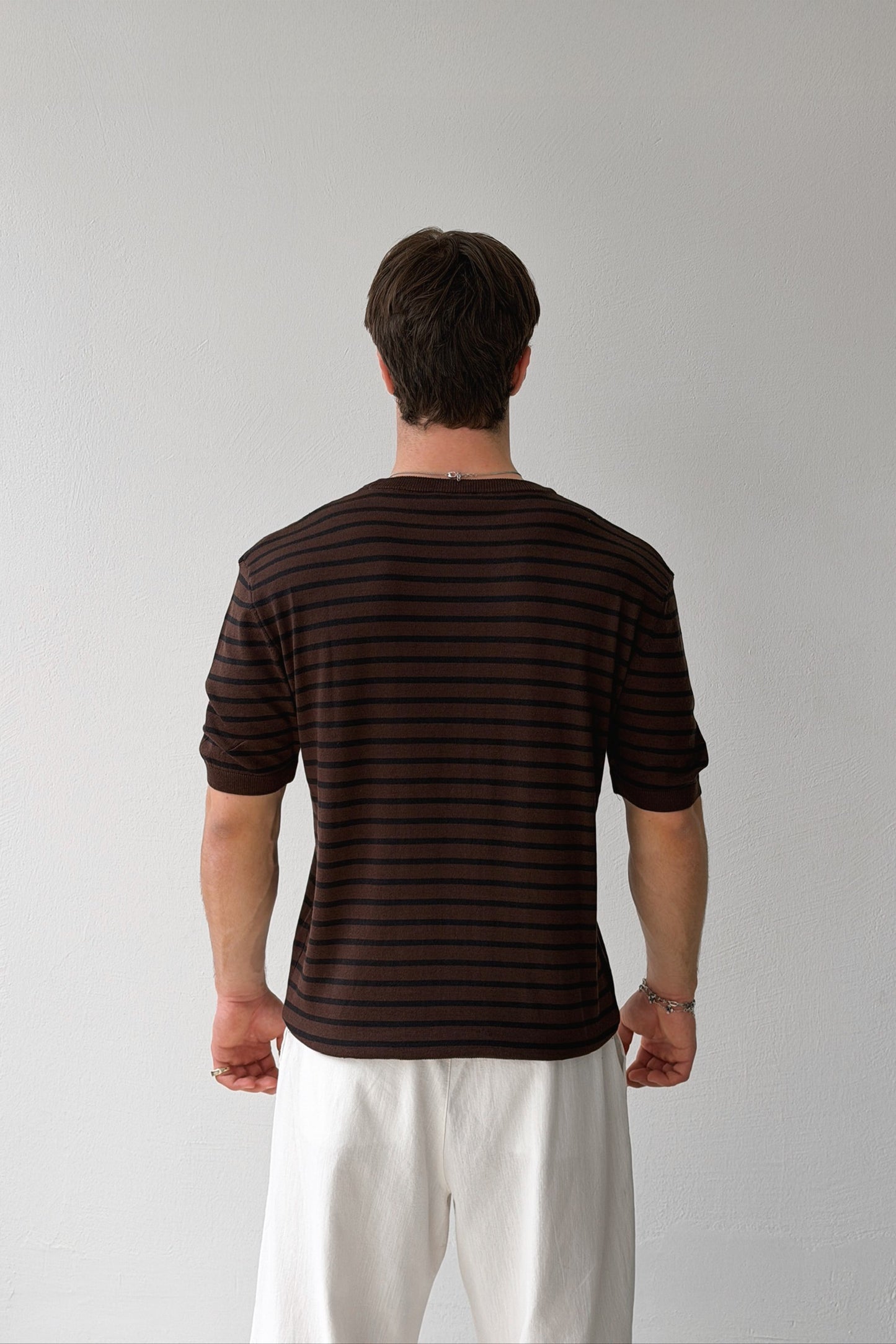 Striped Knit T-shirt