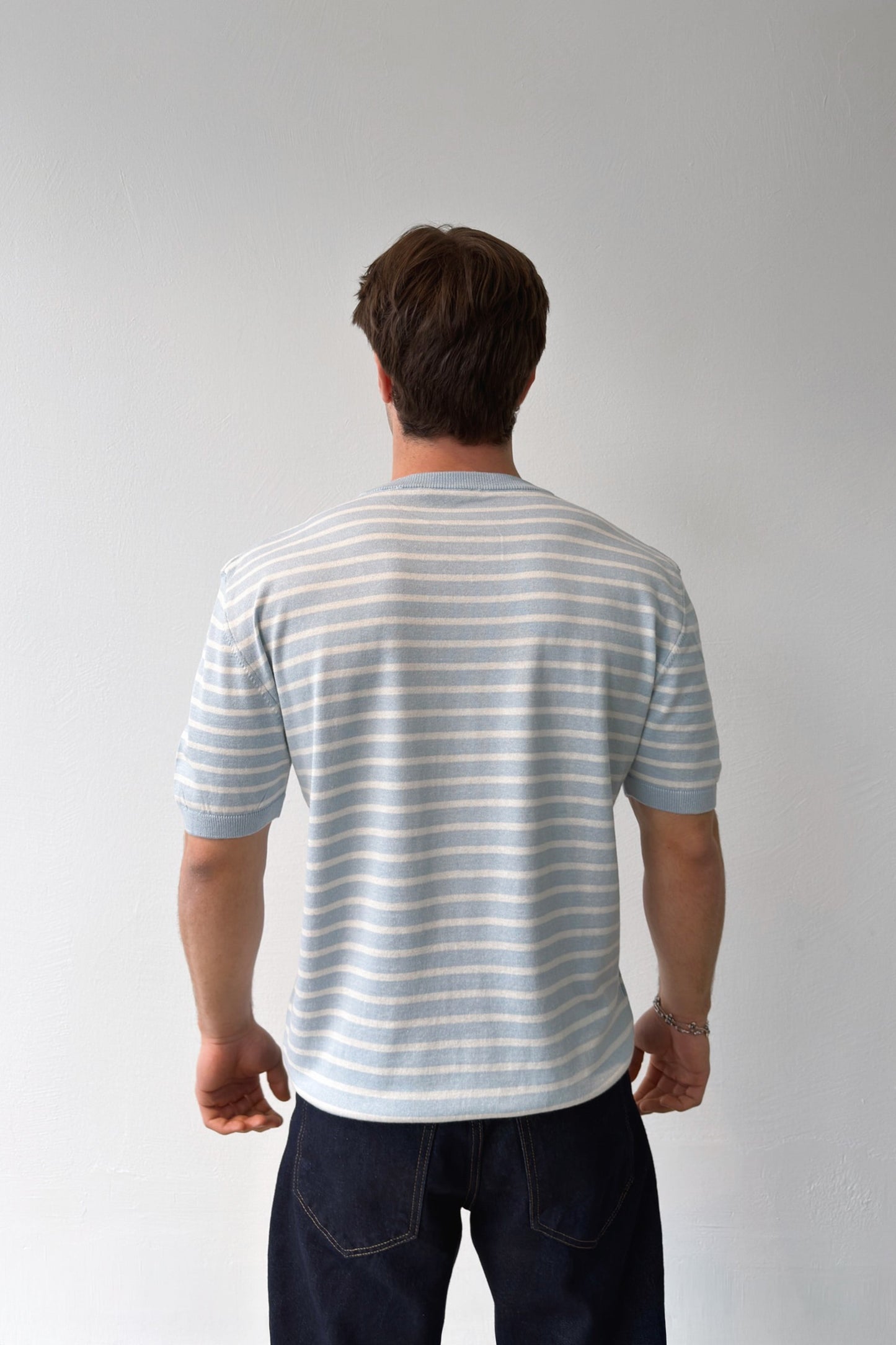 Striped Knit T-shirt