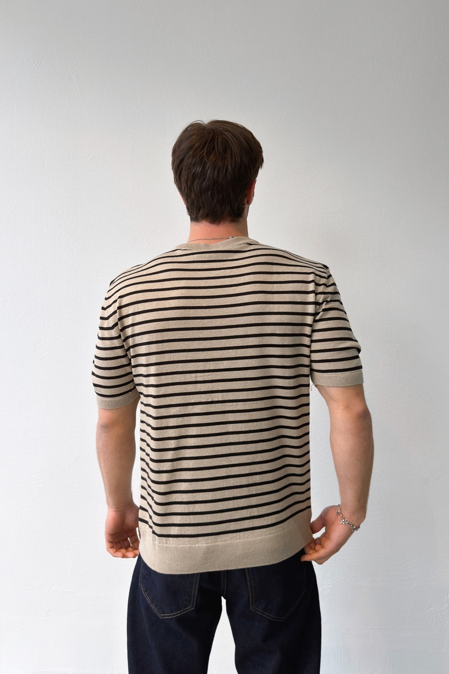 Striped Knit T-shirt