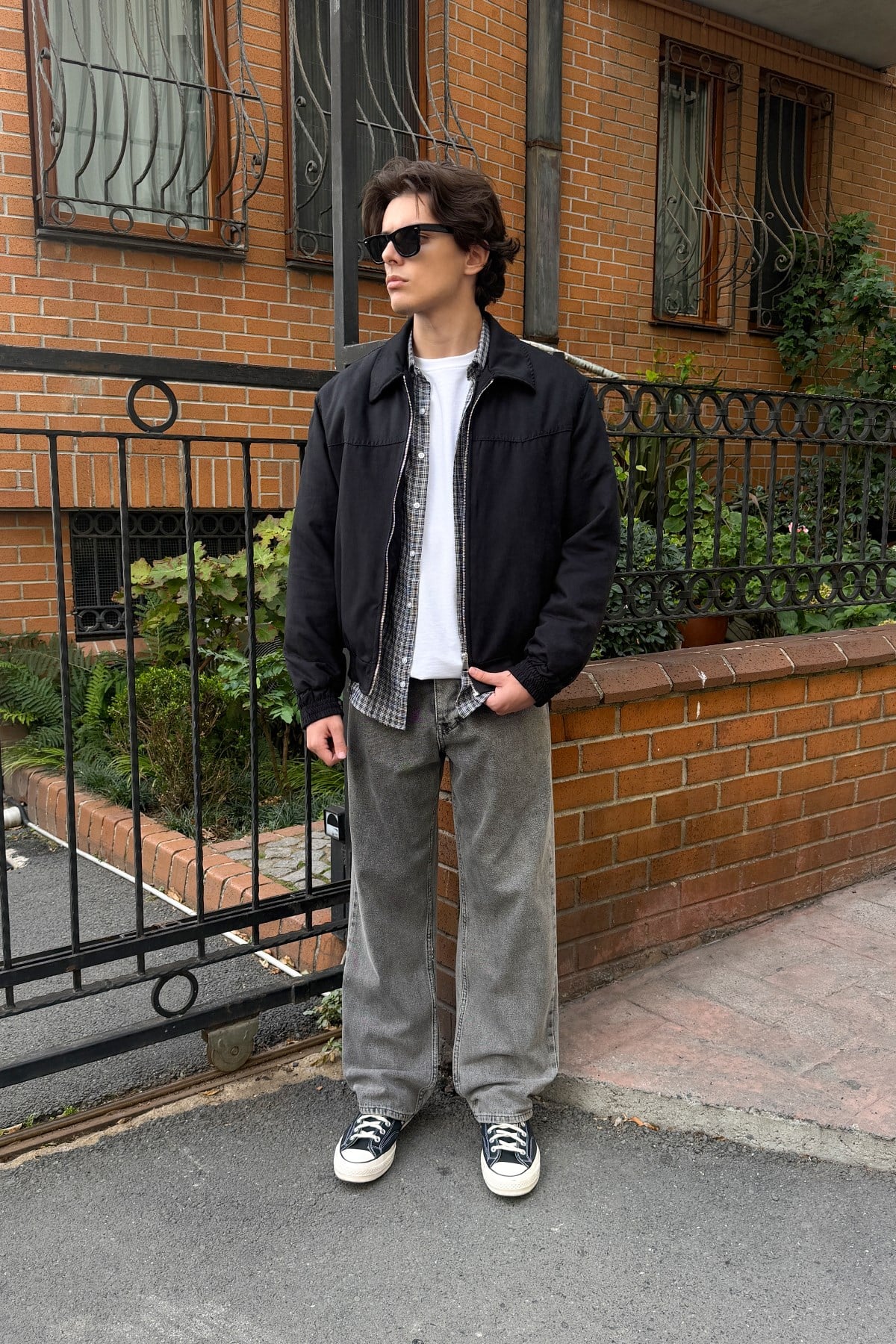 Dark Grey Regular Pants