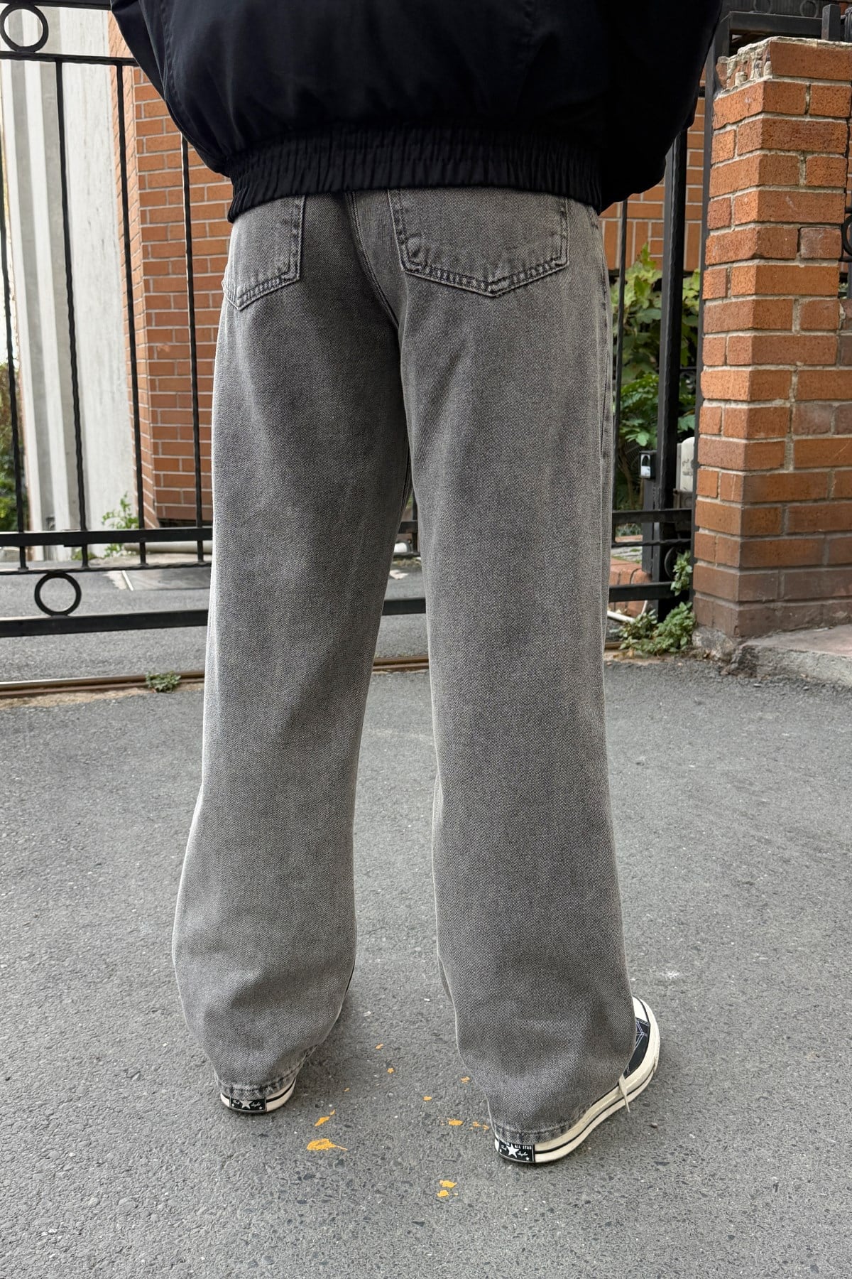 Dark Grey Regular Pants