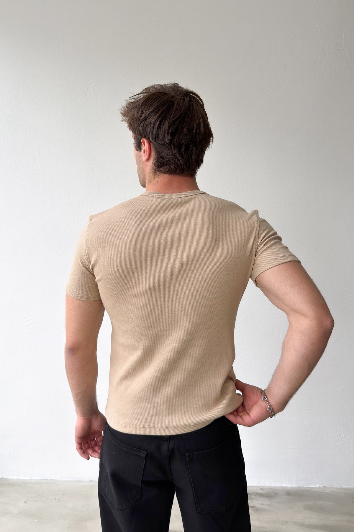 Buttoned Corduroy T-shirt