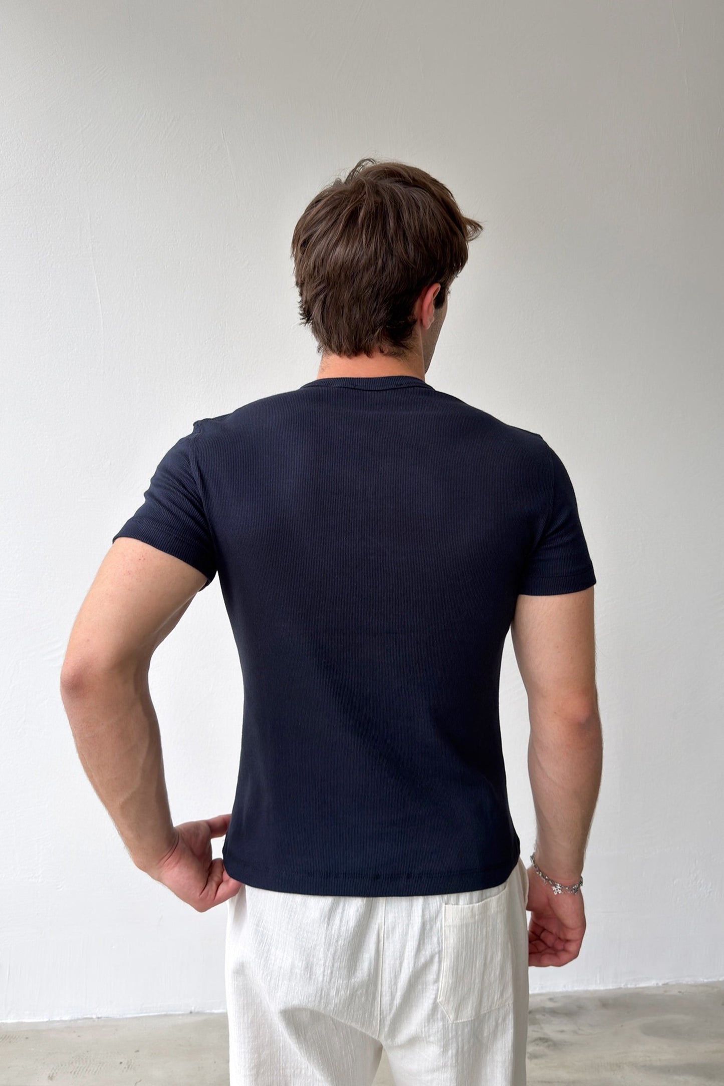 Buttoned Corduroy T-shirt