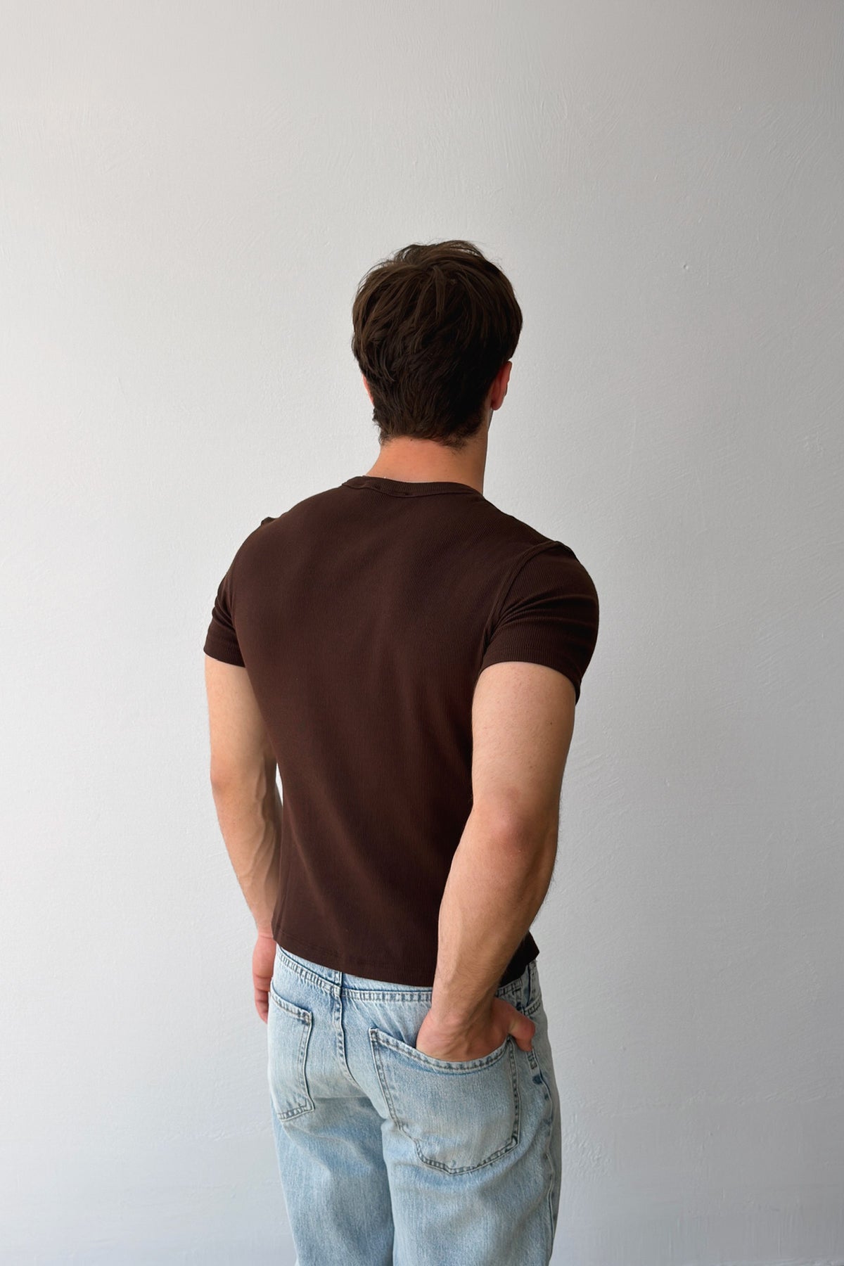 Buttoned Corduroy T-shirt