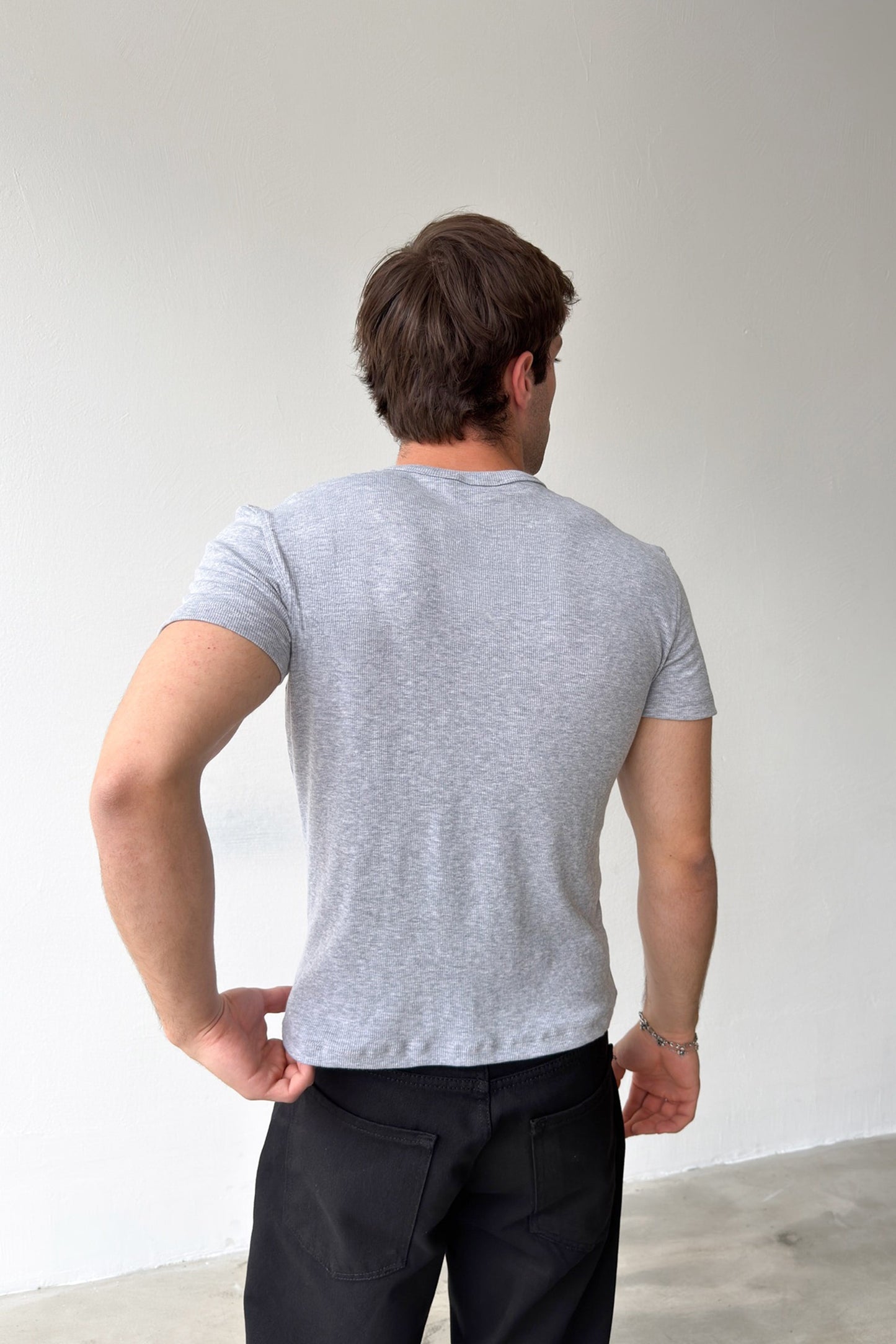 Buttoned Corduroy T-shirt
