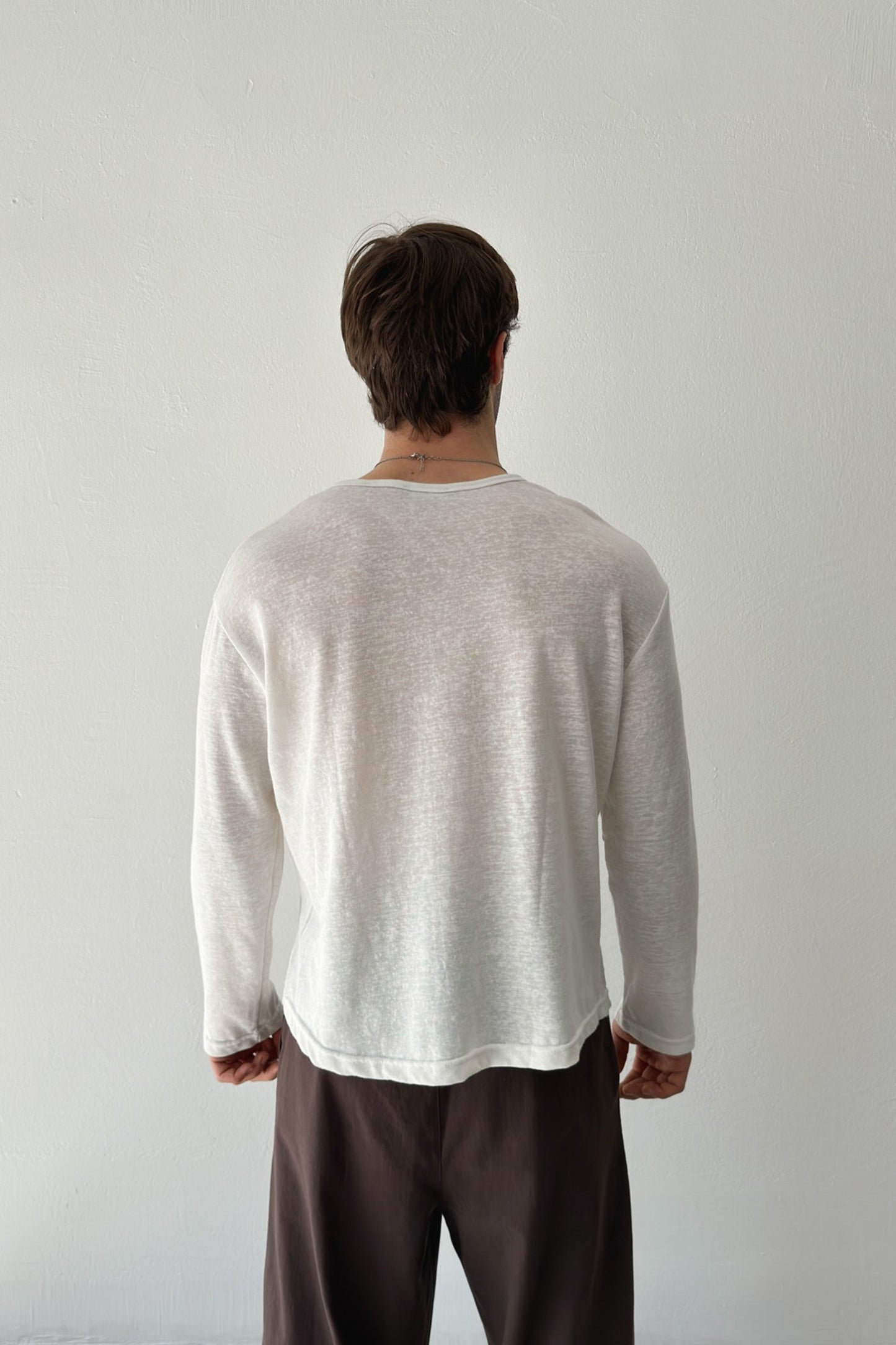 Buttoned Oversize Thin Cardigan
