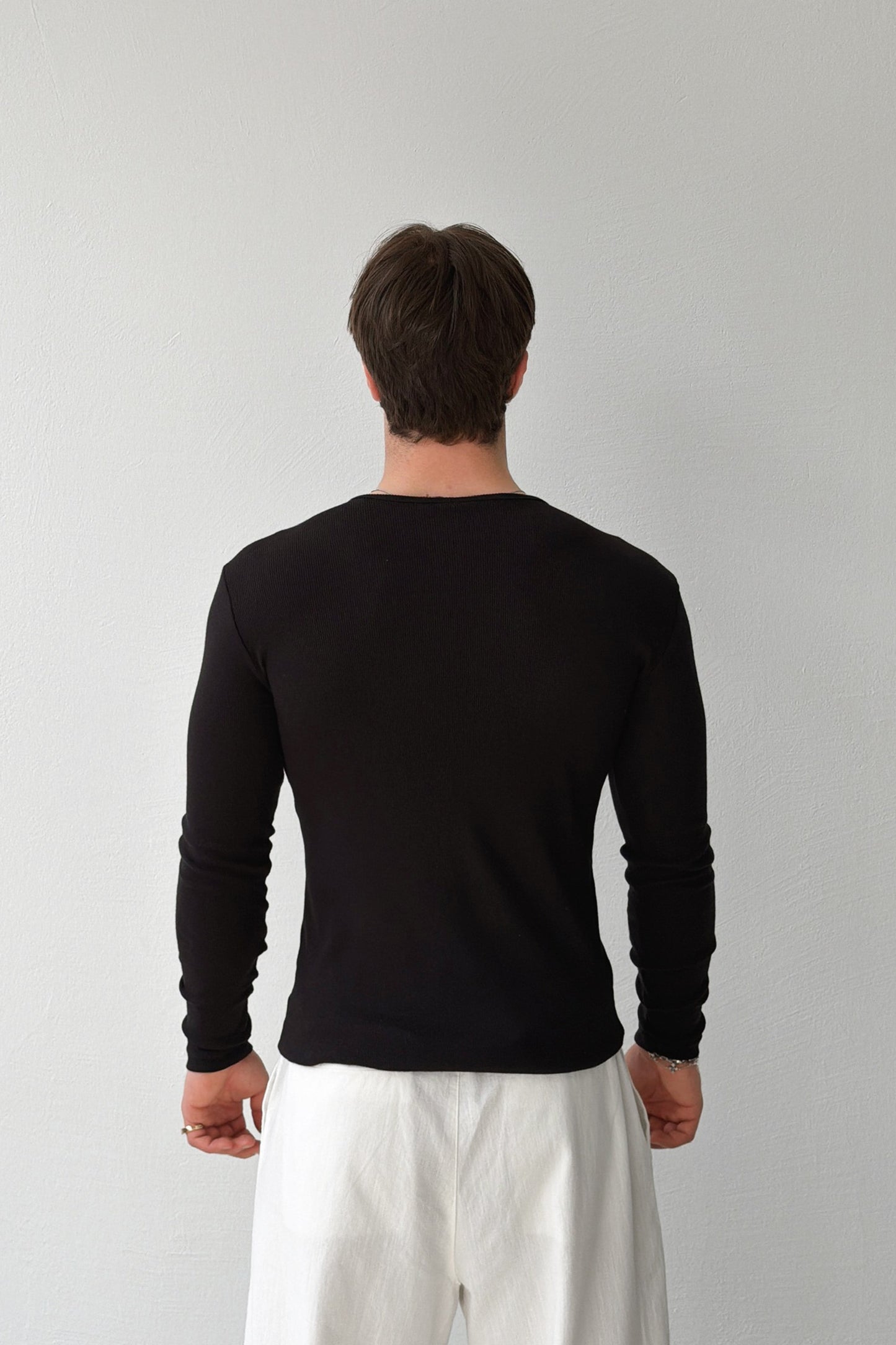 Buttoned Long Sleeve T-shirt