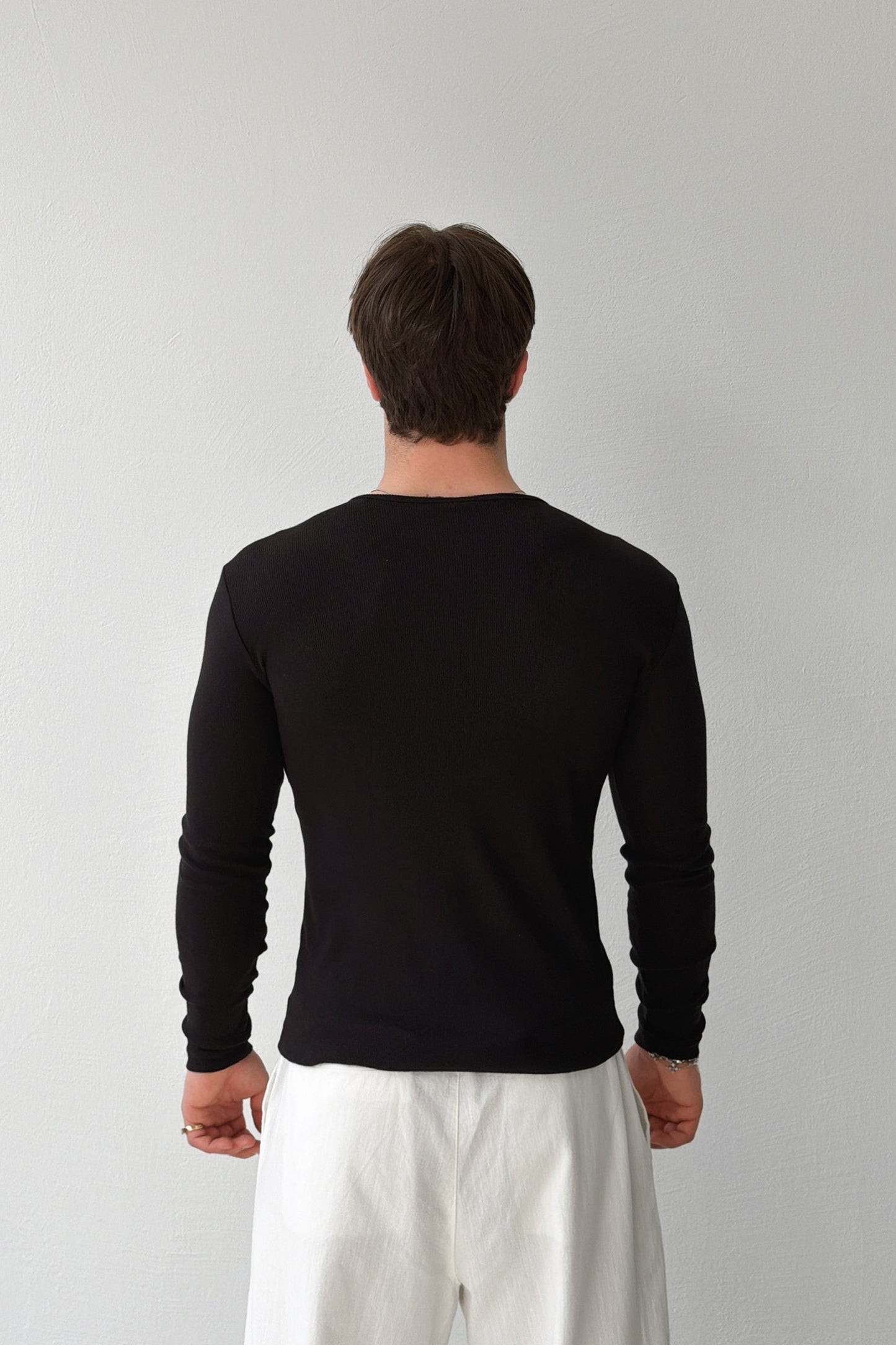 Buttoned Long Sleeve T-shirt