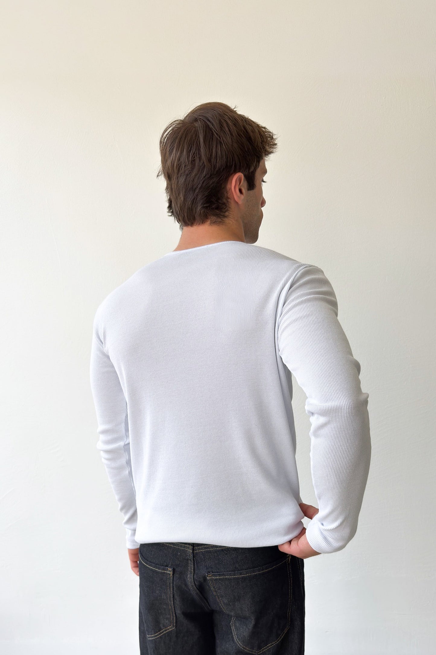 Buttoned Long Sleeve T-shirt