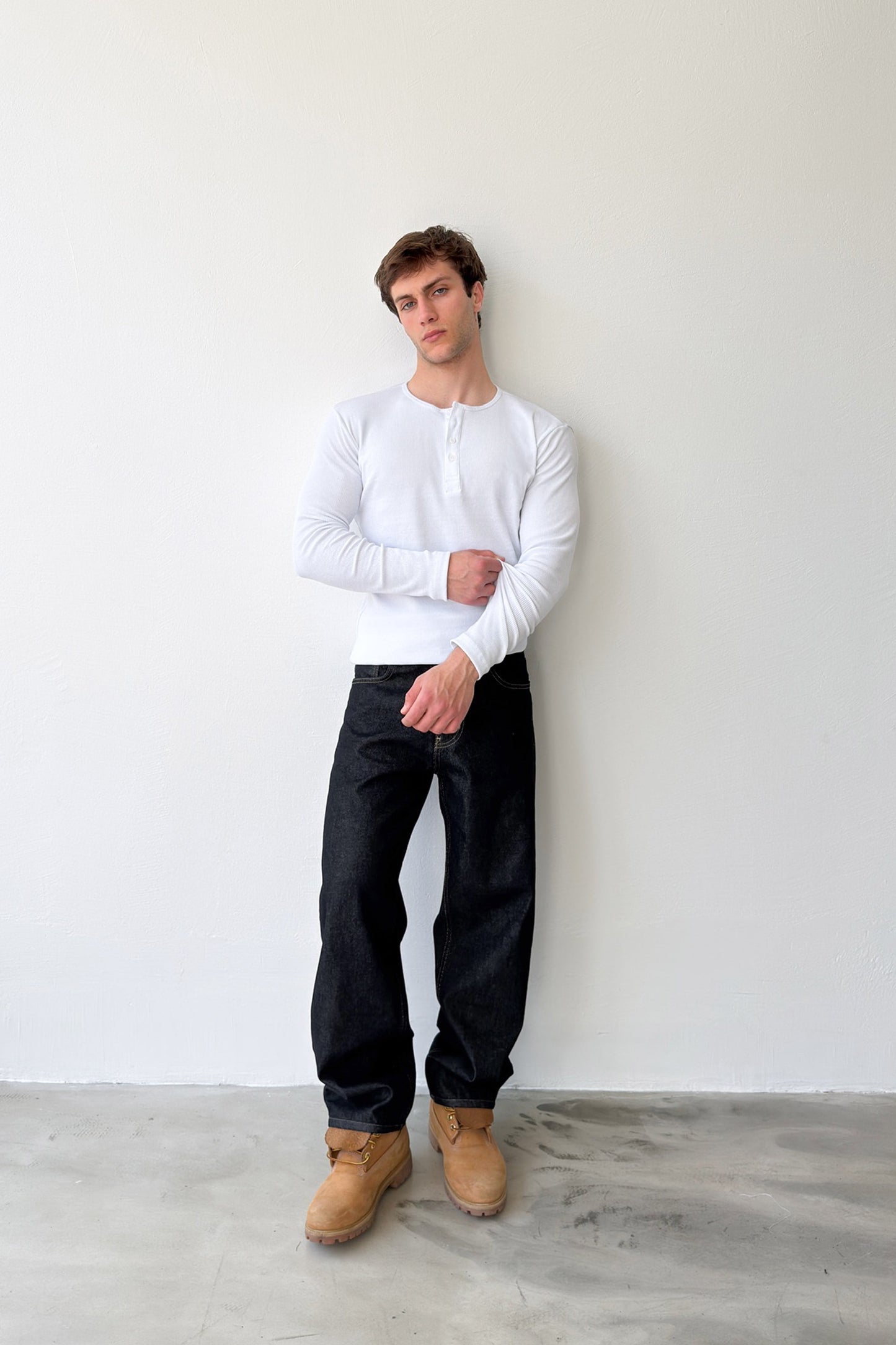 Buttoned Long Sleeve T-shirt