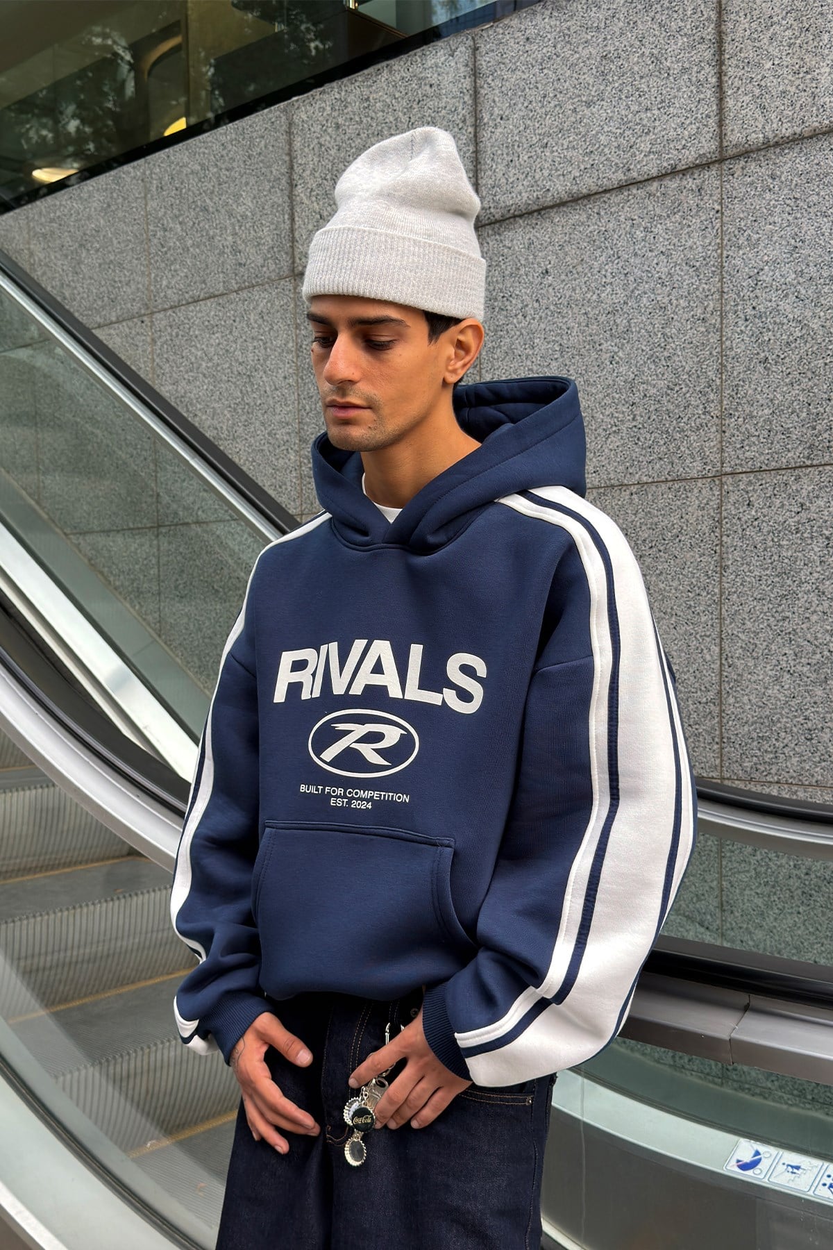 Effortless Navy Hoodie