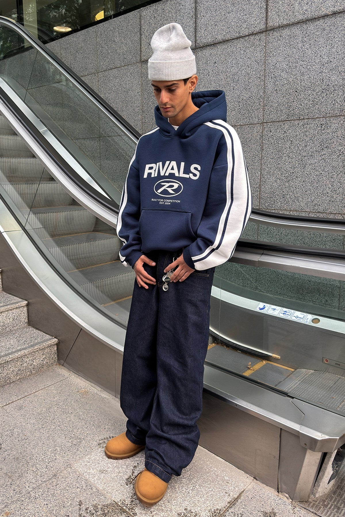 Effortless Navy Hoodie