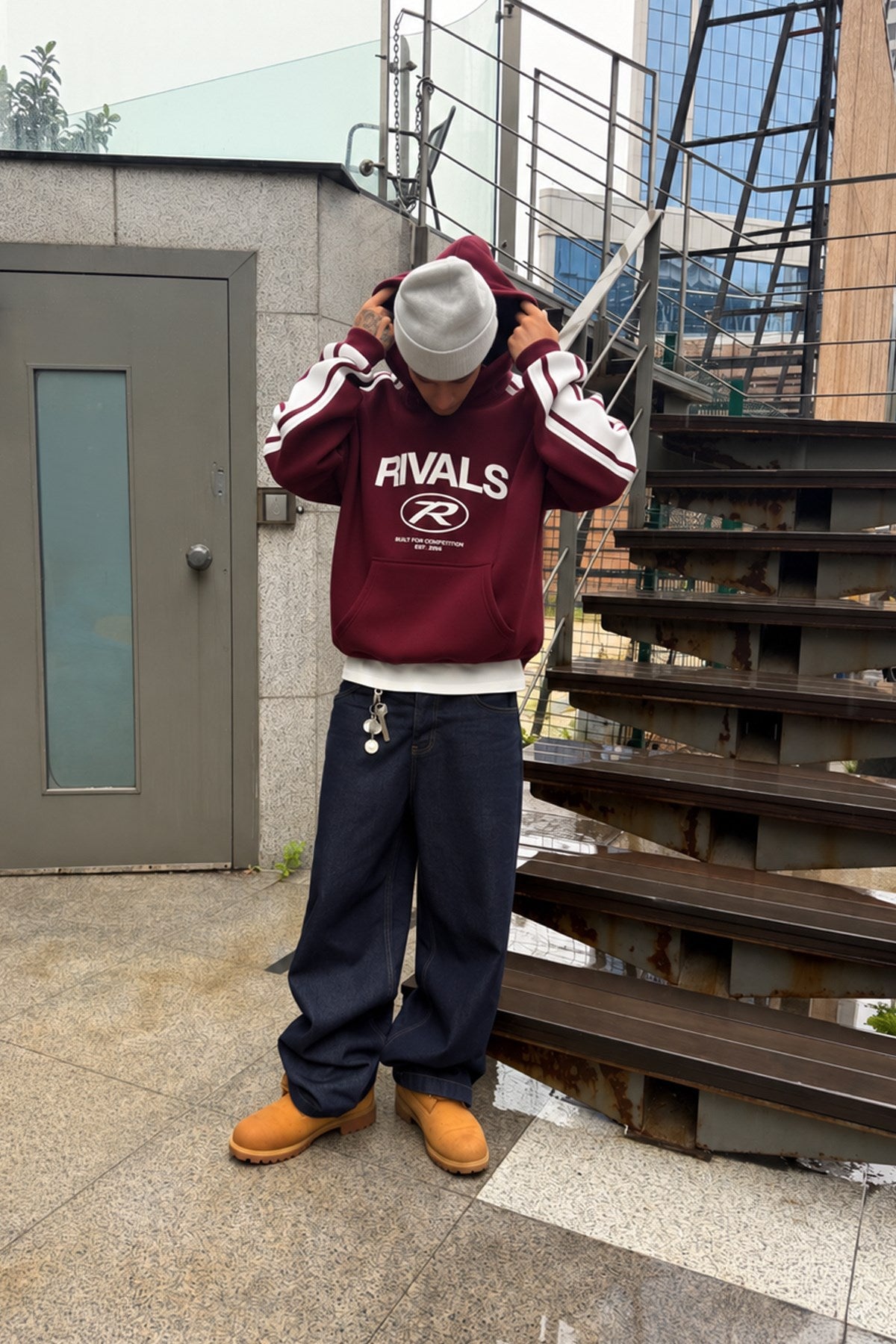 Effortless Burgundy Hoodie