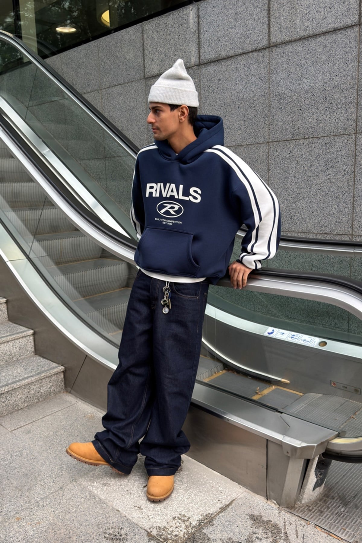 Effortless Navy Hoodie