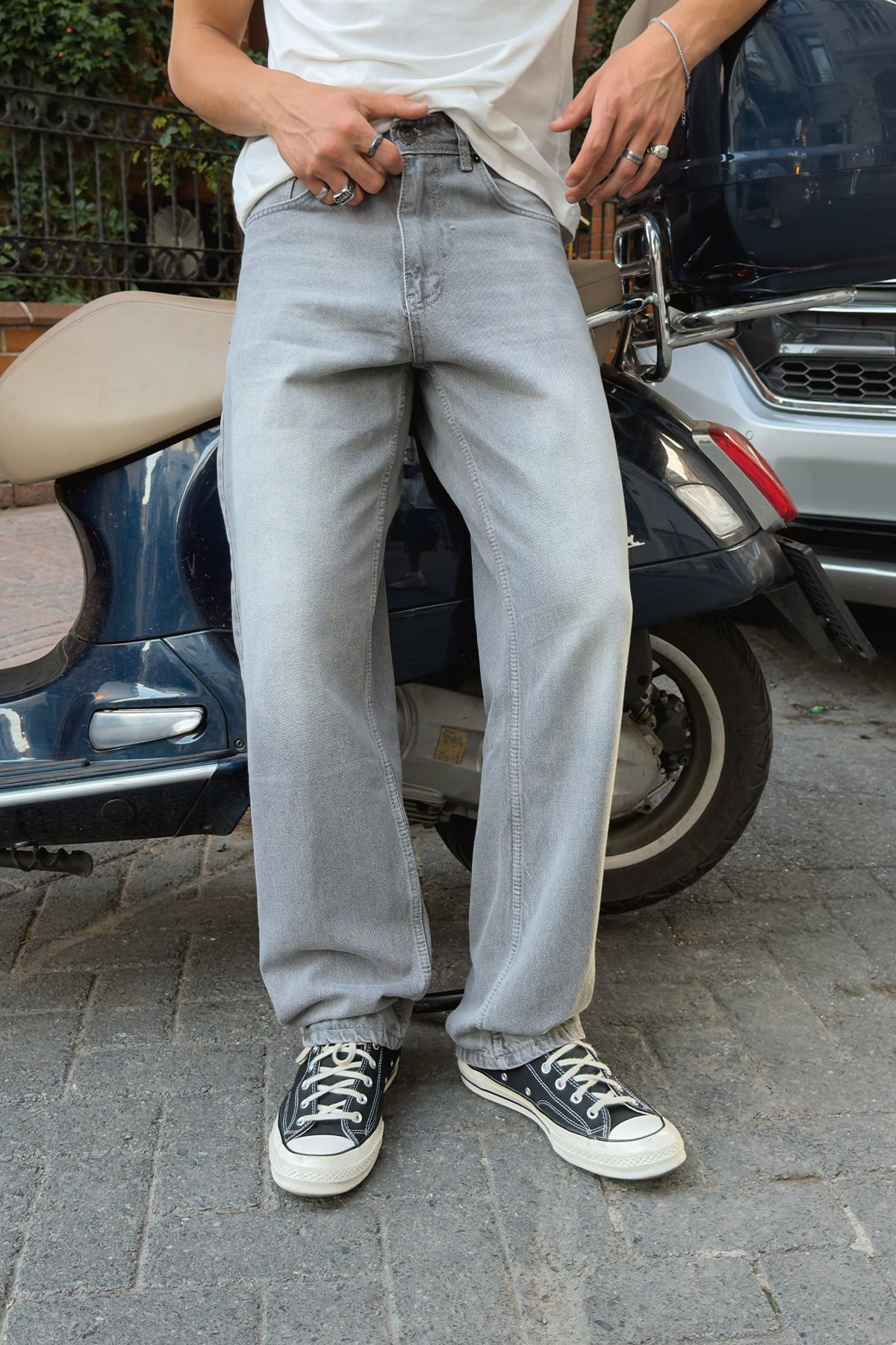 Night Grey Regular Pants