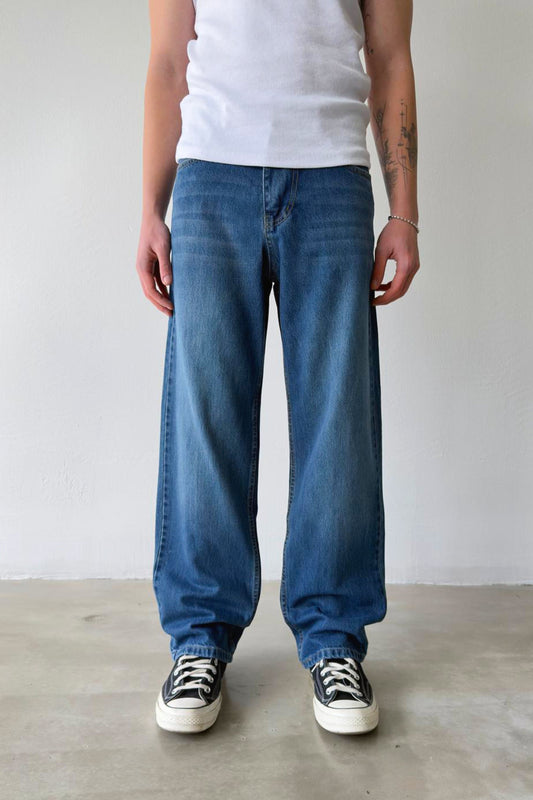 Distressed Style Regular Jeans