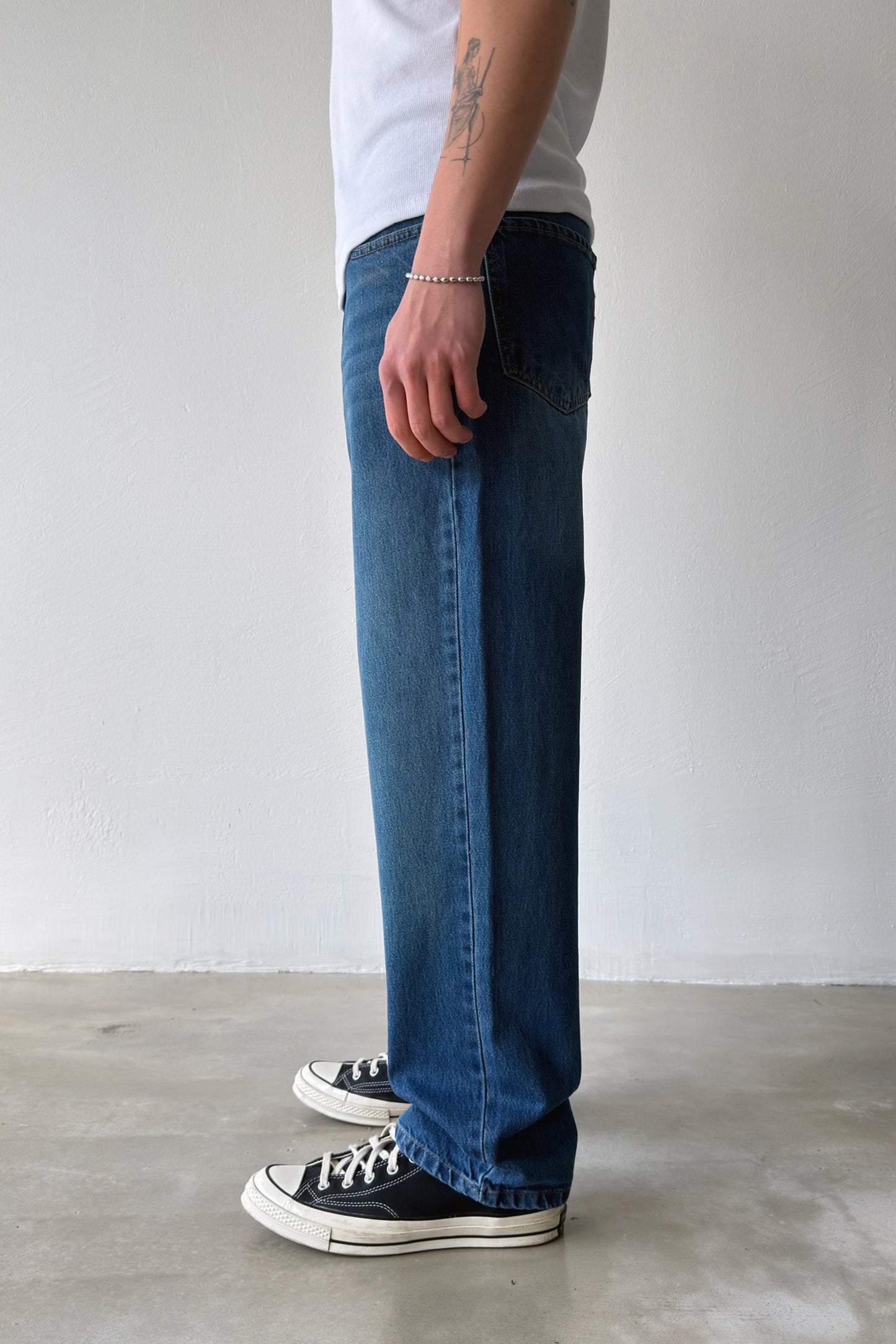 Distressed Style Regular Jeans