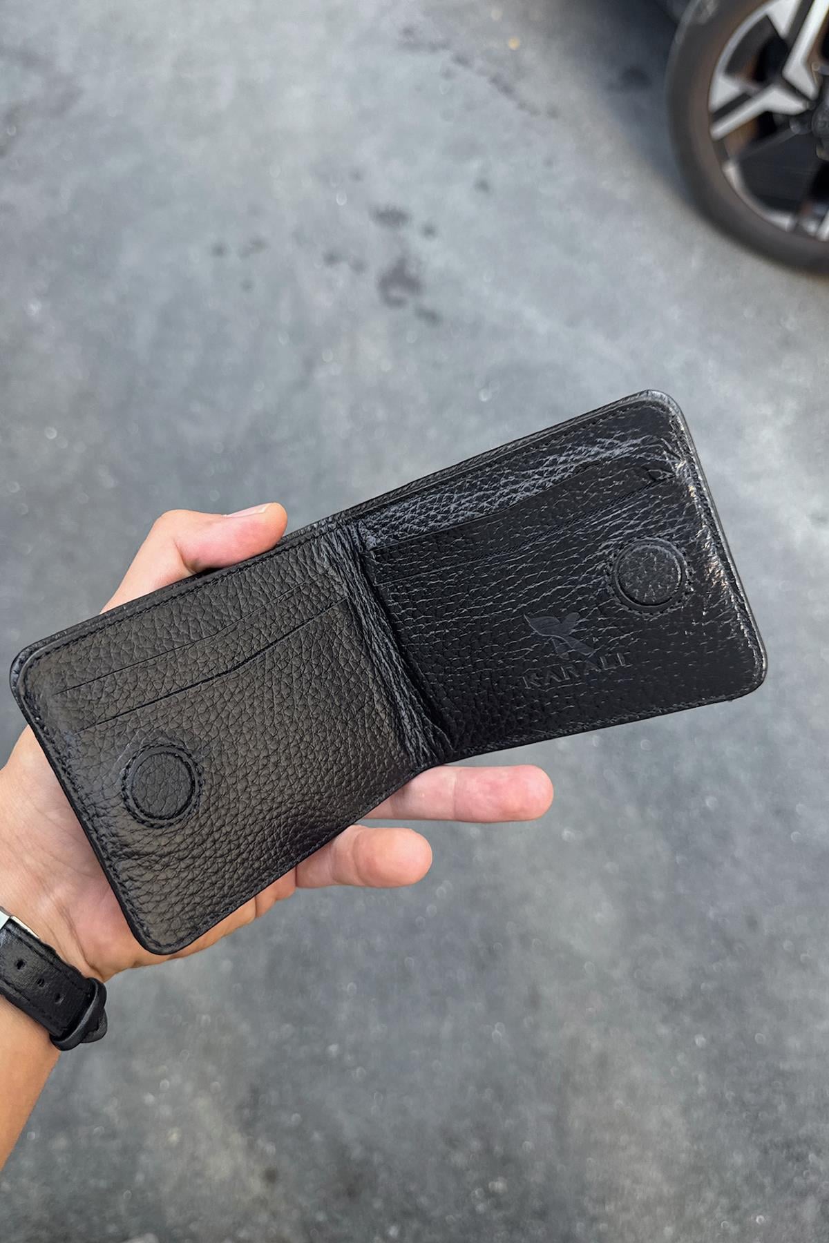 Distressed Genuine Leather Wallet