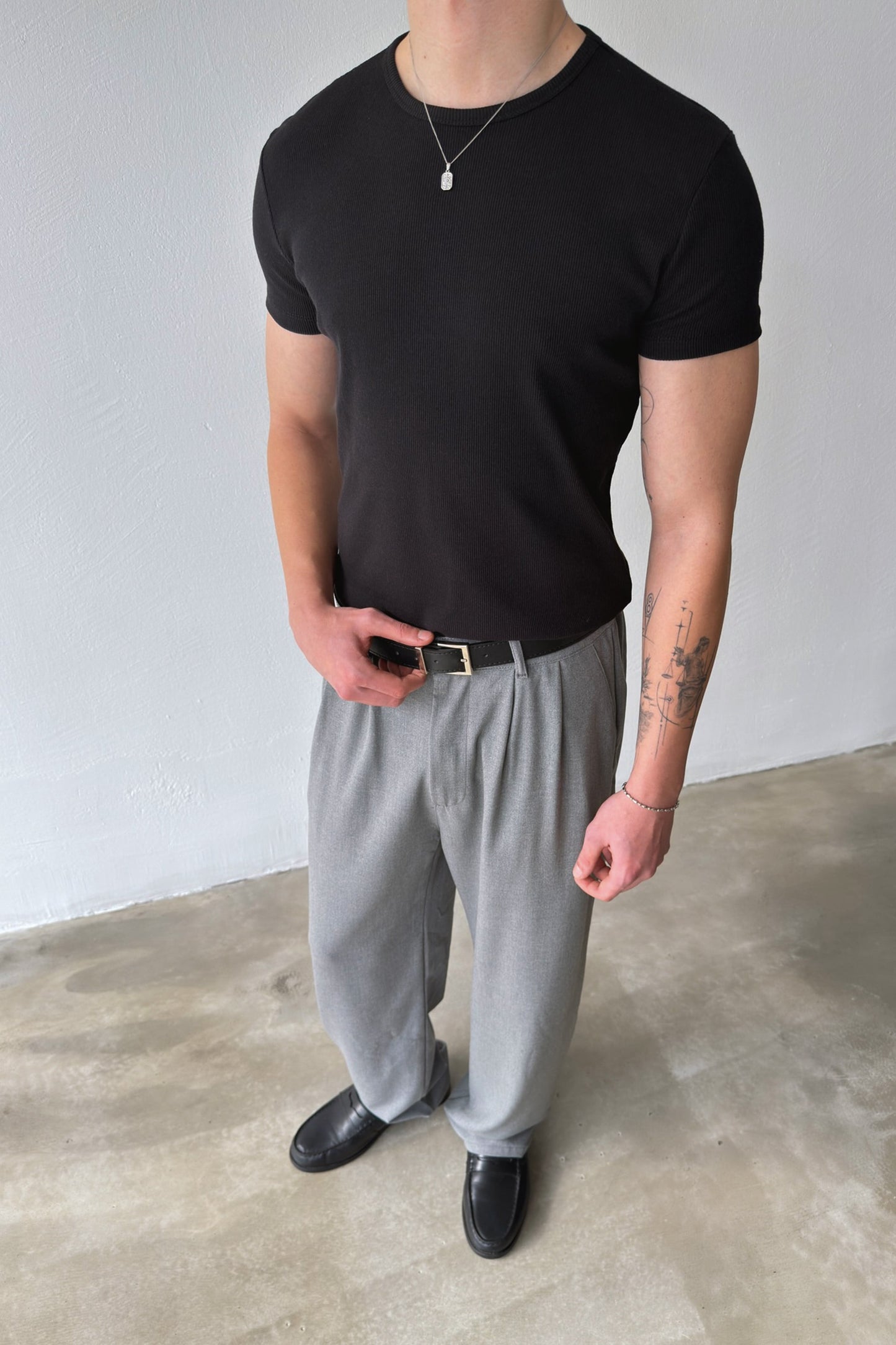 Basic Ribbed T-shirt
