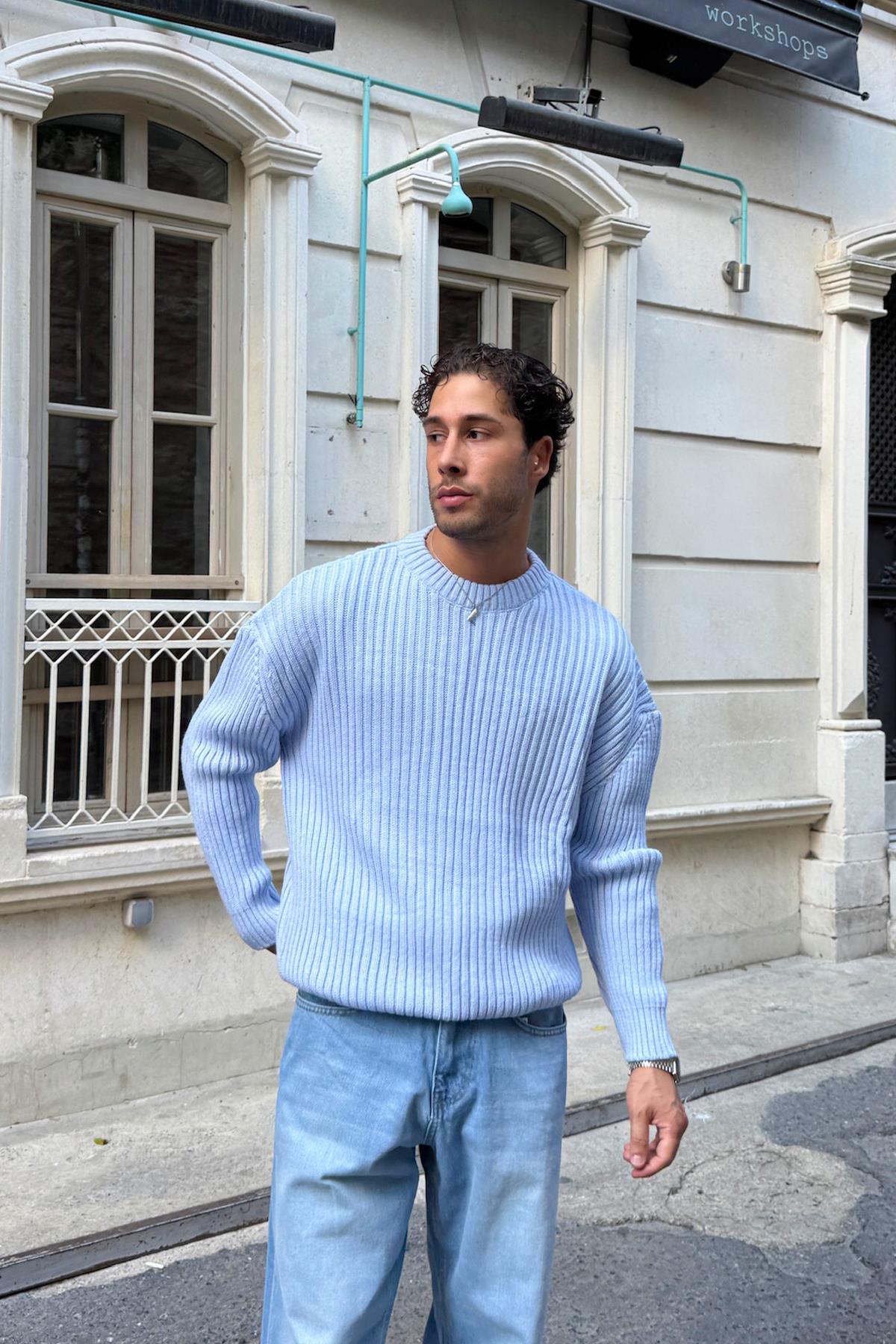 Ribbed Knit Sweater