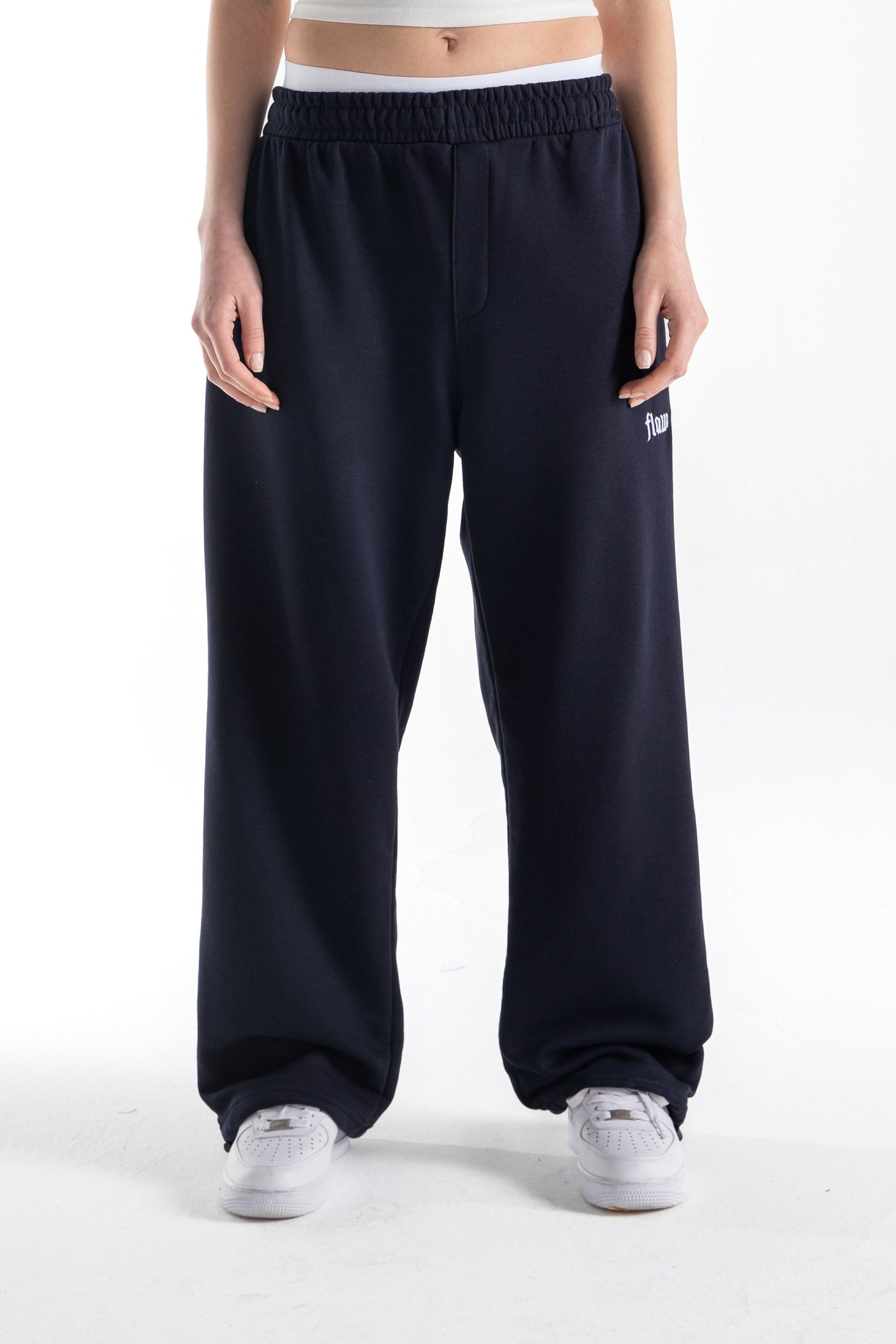 Flaw Atelier Navy Baggy Sweatpants