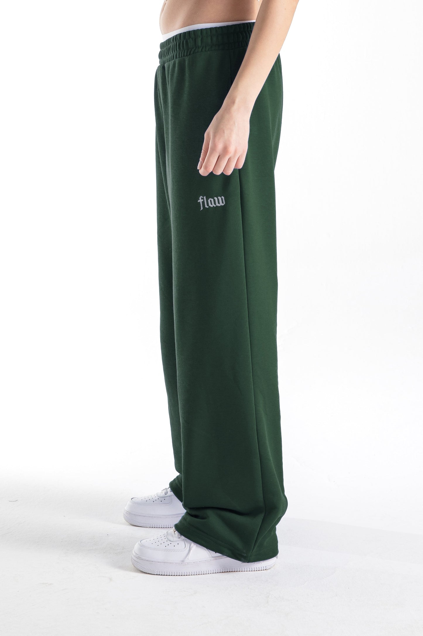 Flaw Atelier Green Baggy Sweatpants