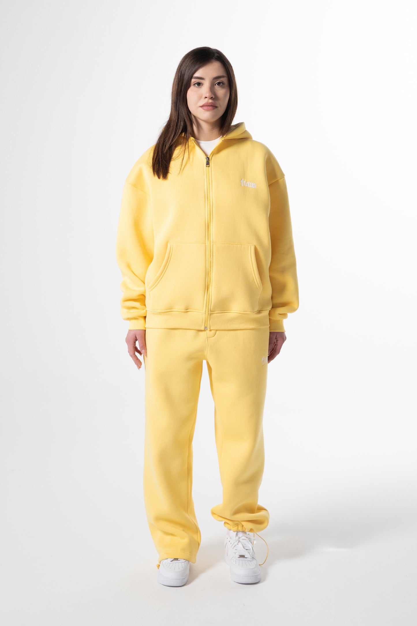 Flaw Atelier Yellow Baggy Sweatpants