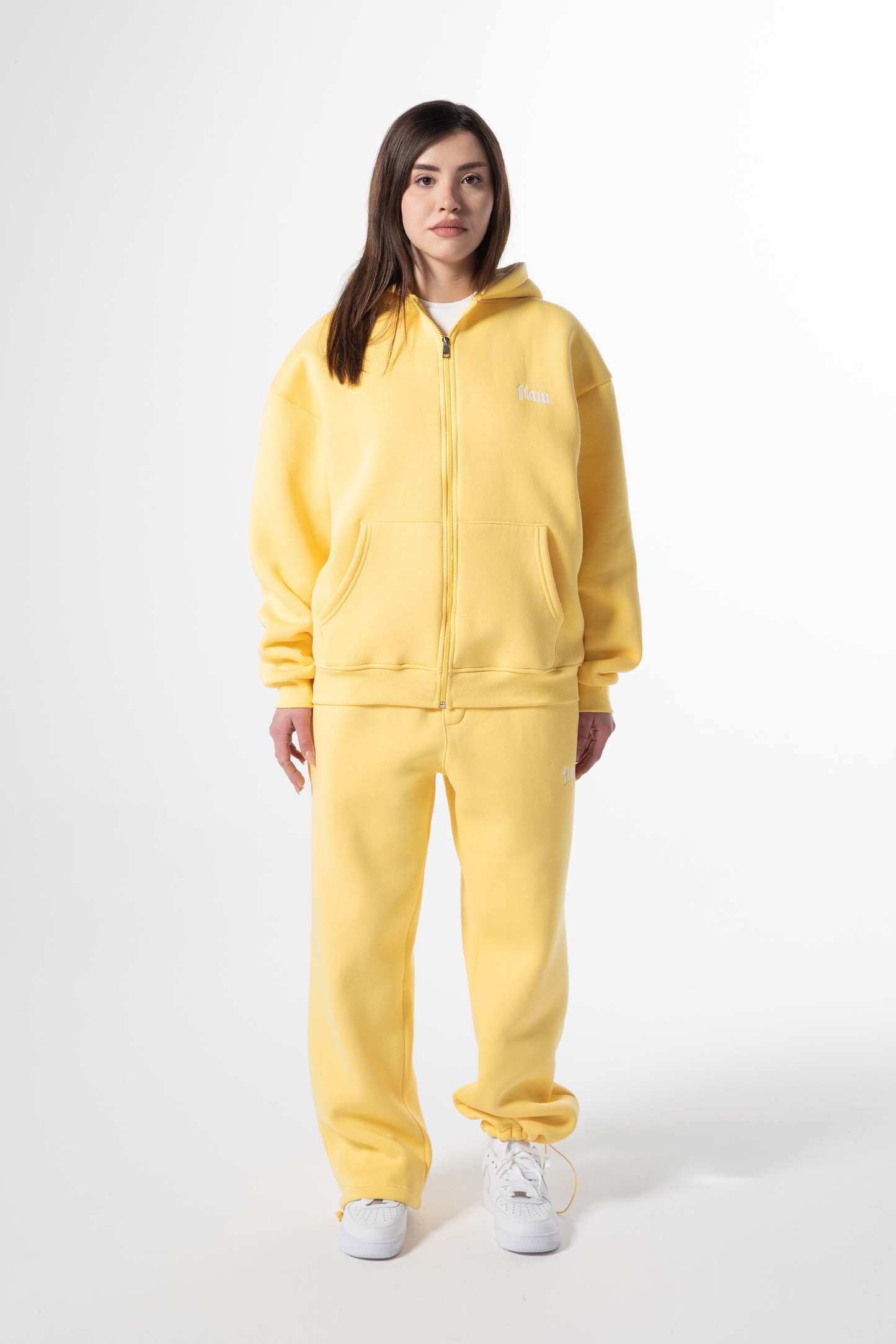 Flaw Atelier Yellow Baggy Sweatpants