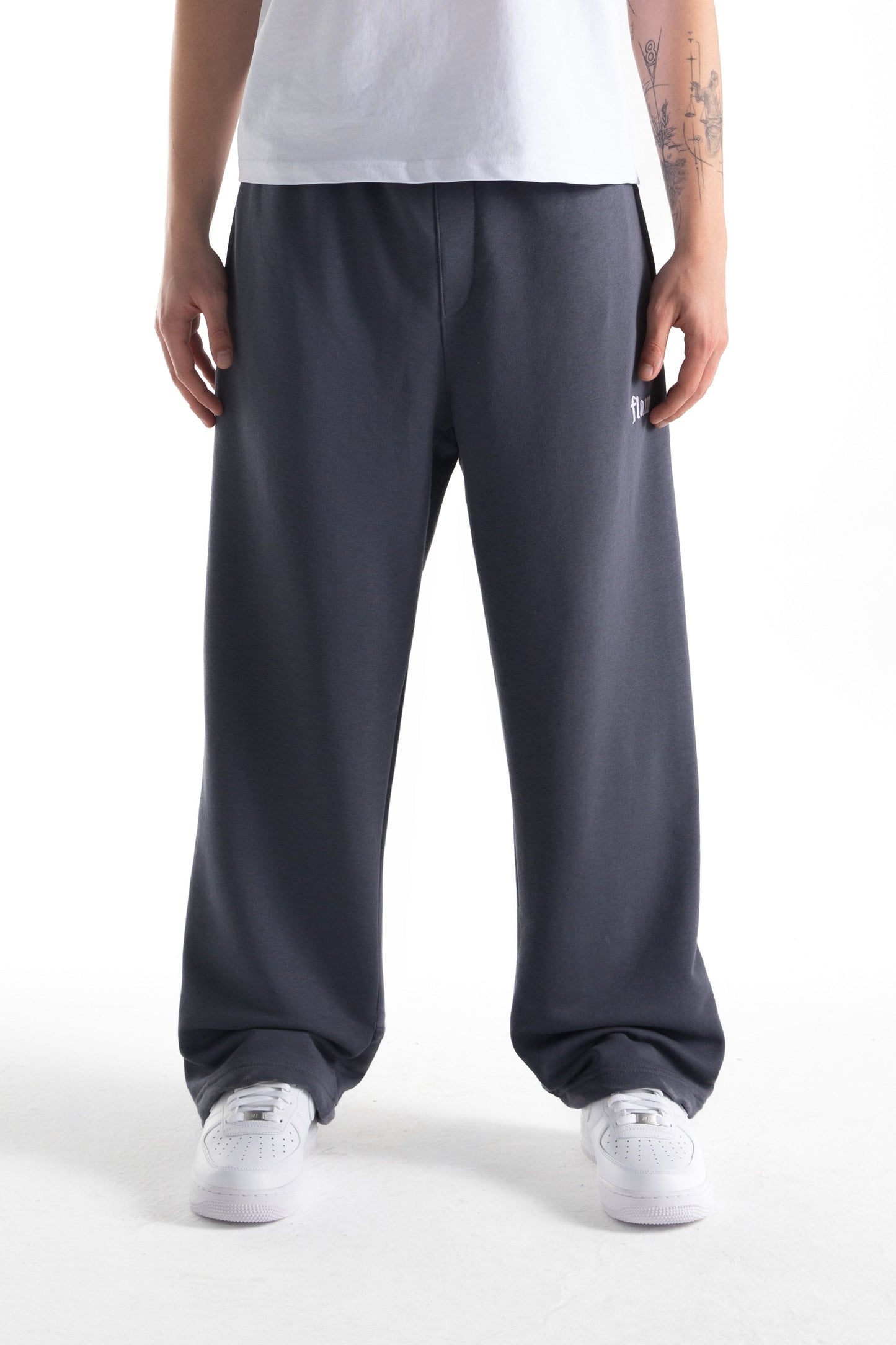 Flaw Atelier Smoke Grey Baggy Sweatpants