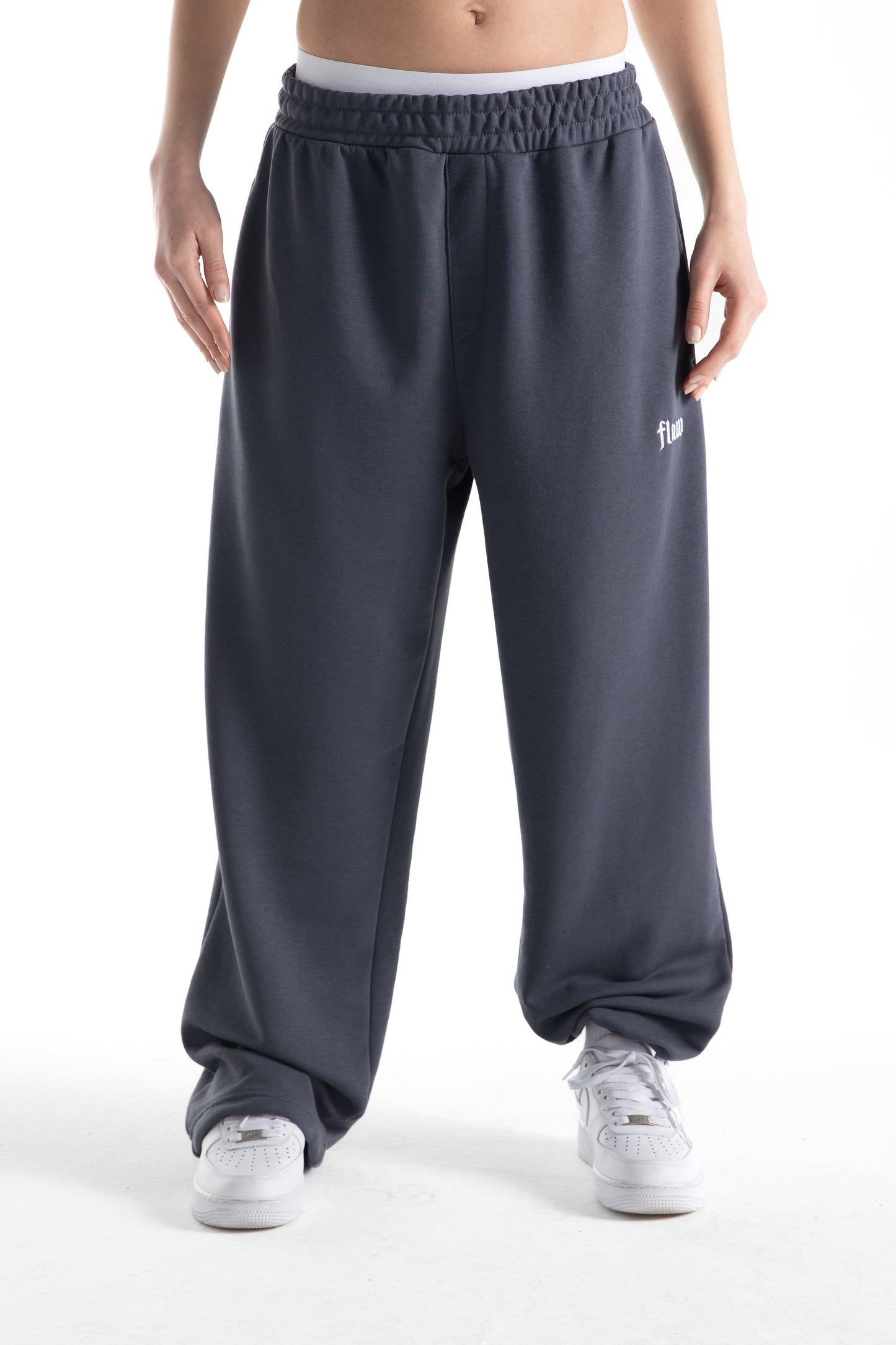 Flaw Atelier Smoke Grey Baggy Sweatpants