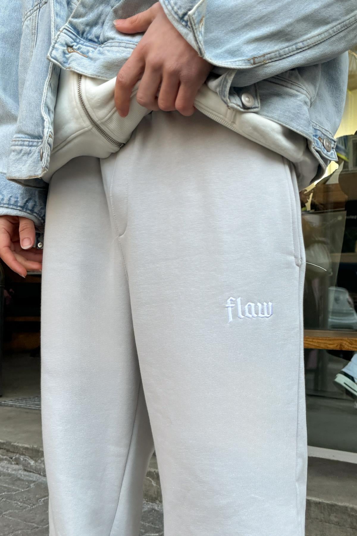 Flaw Atelier Ice Grey Baggy Sweatpants